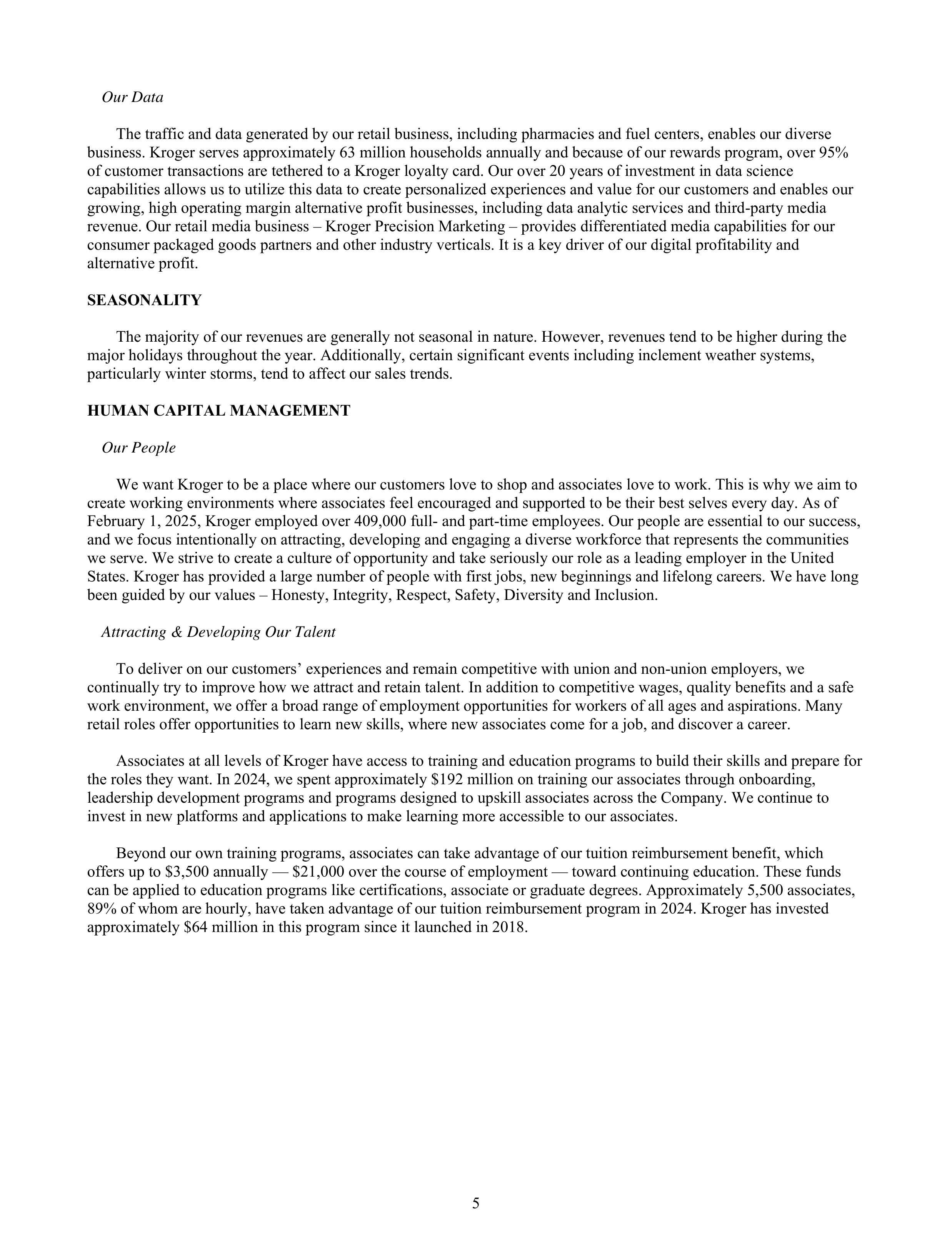 Kroger Annual Report — page 99