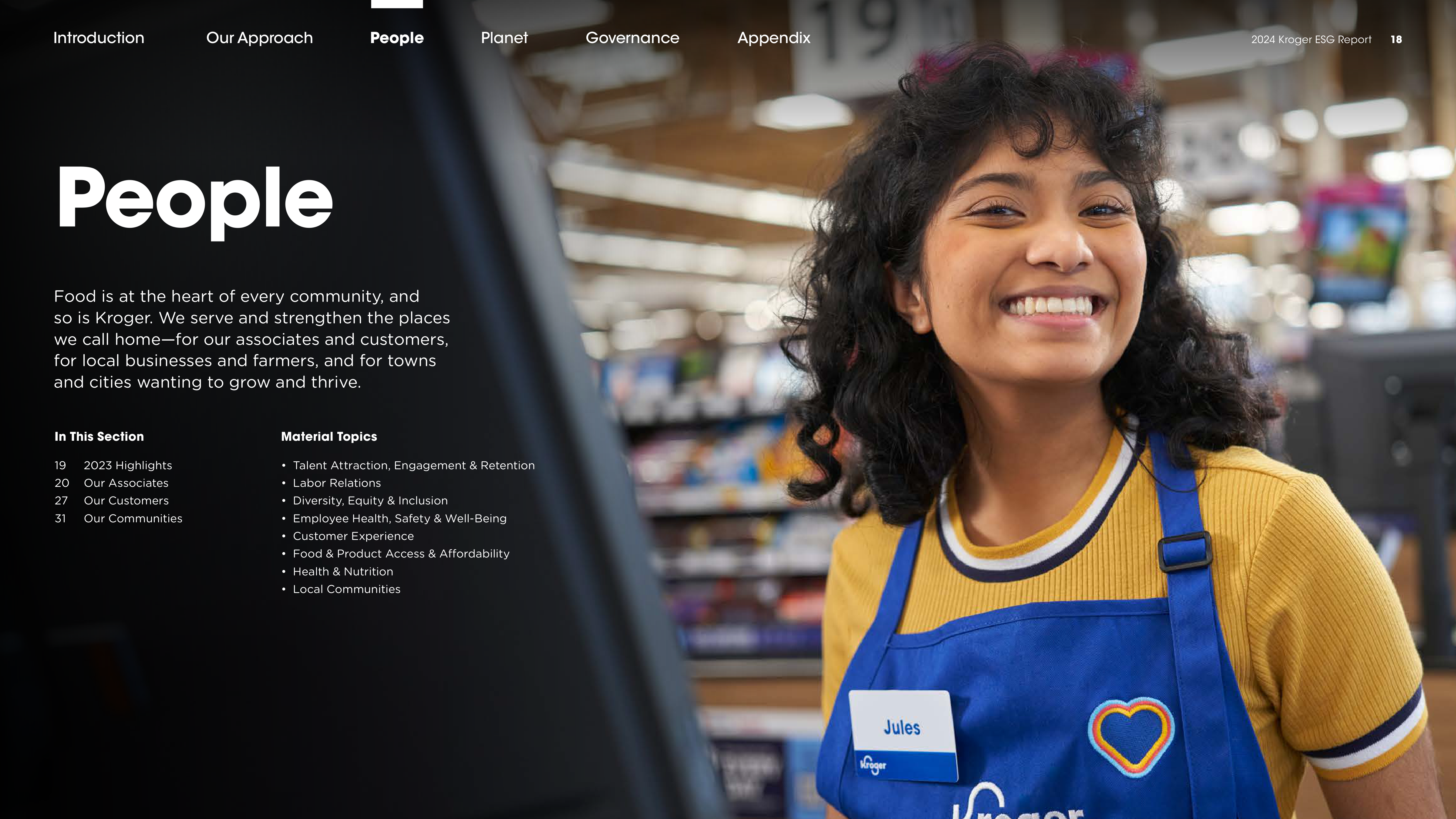 Kroger ESG Report — page 18