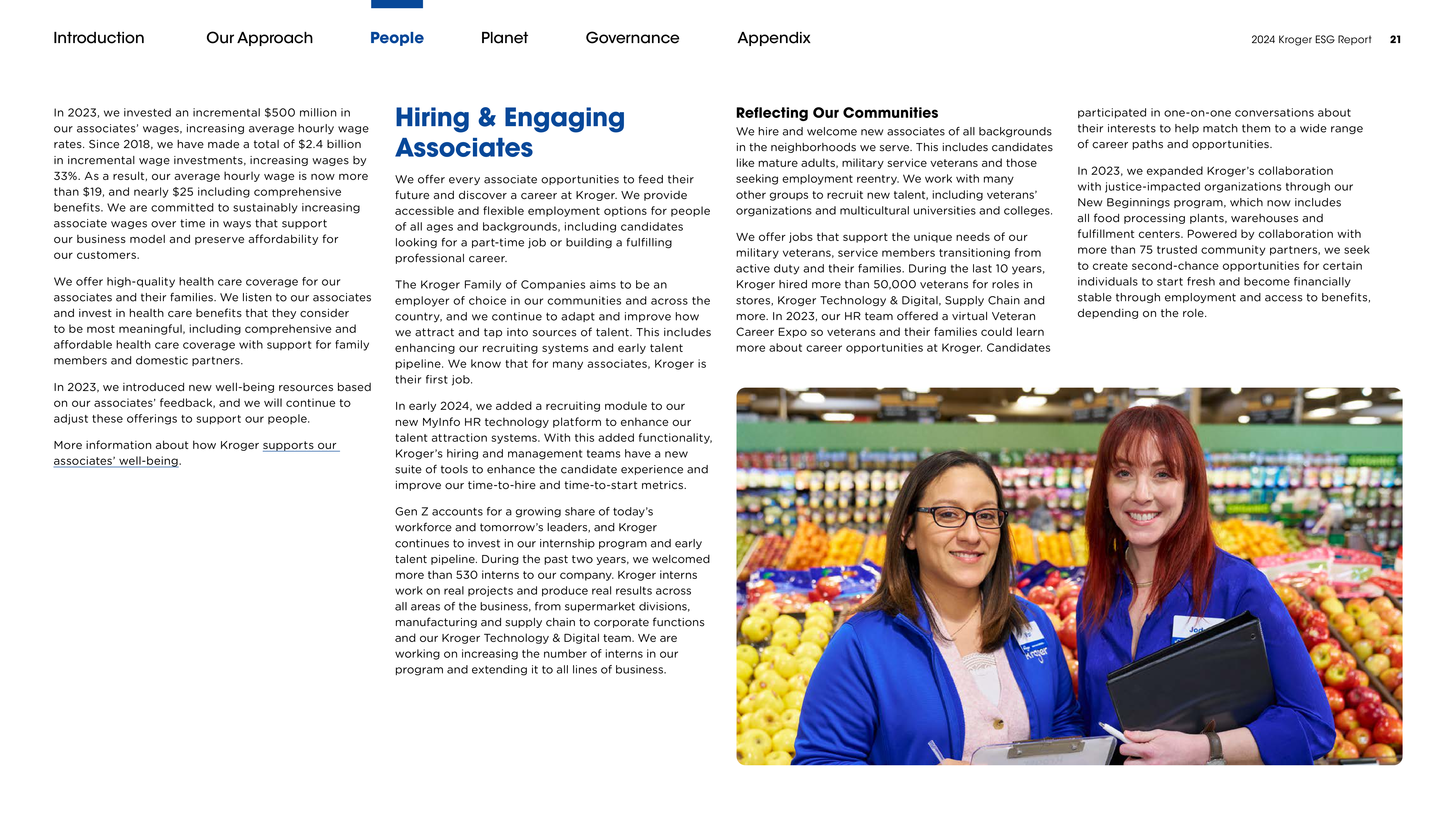 Kroger ESG Report — page 21