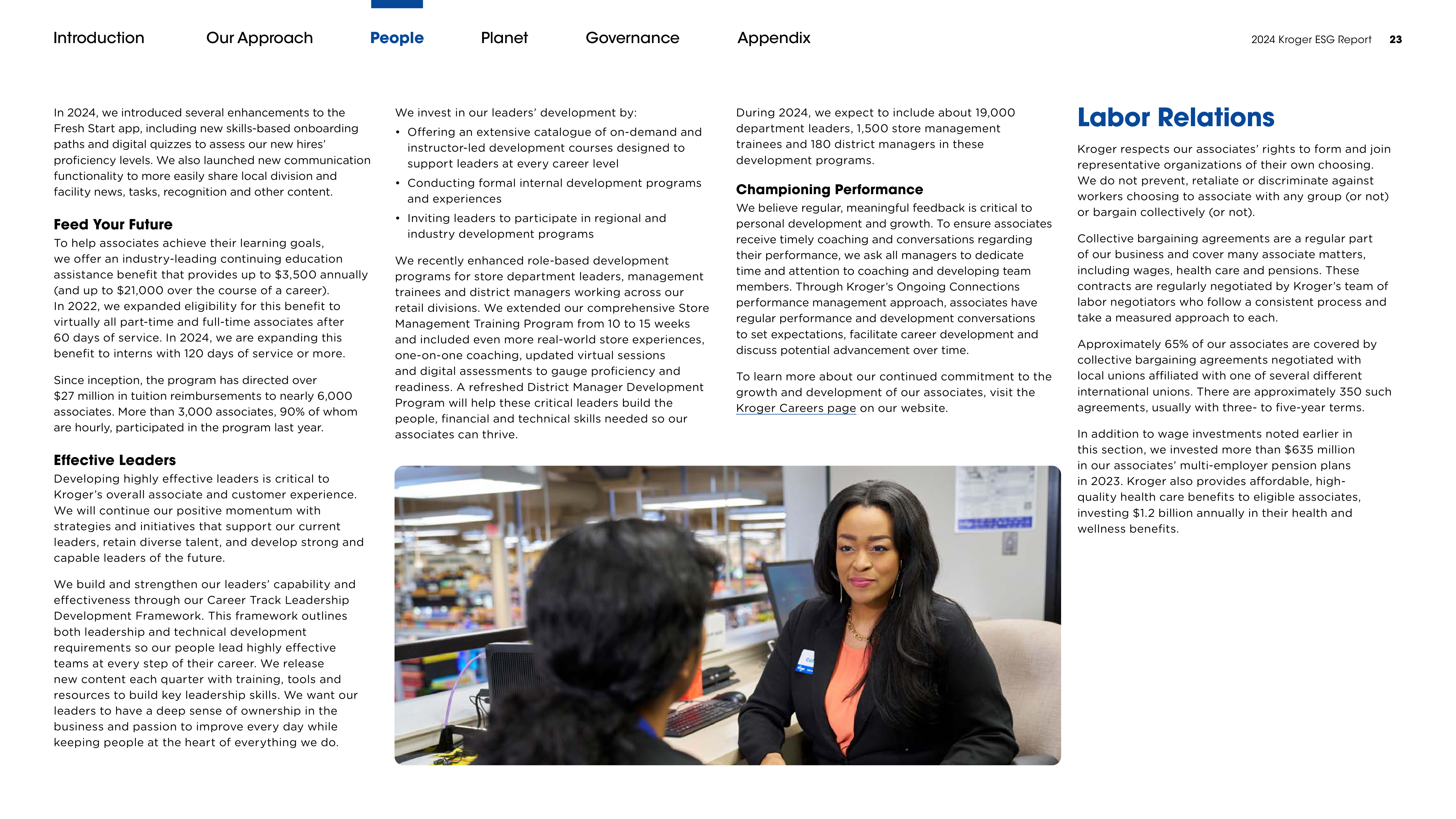 Kroger ESG Report — page 23