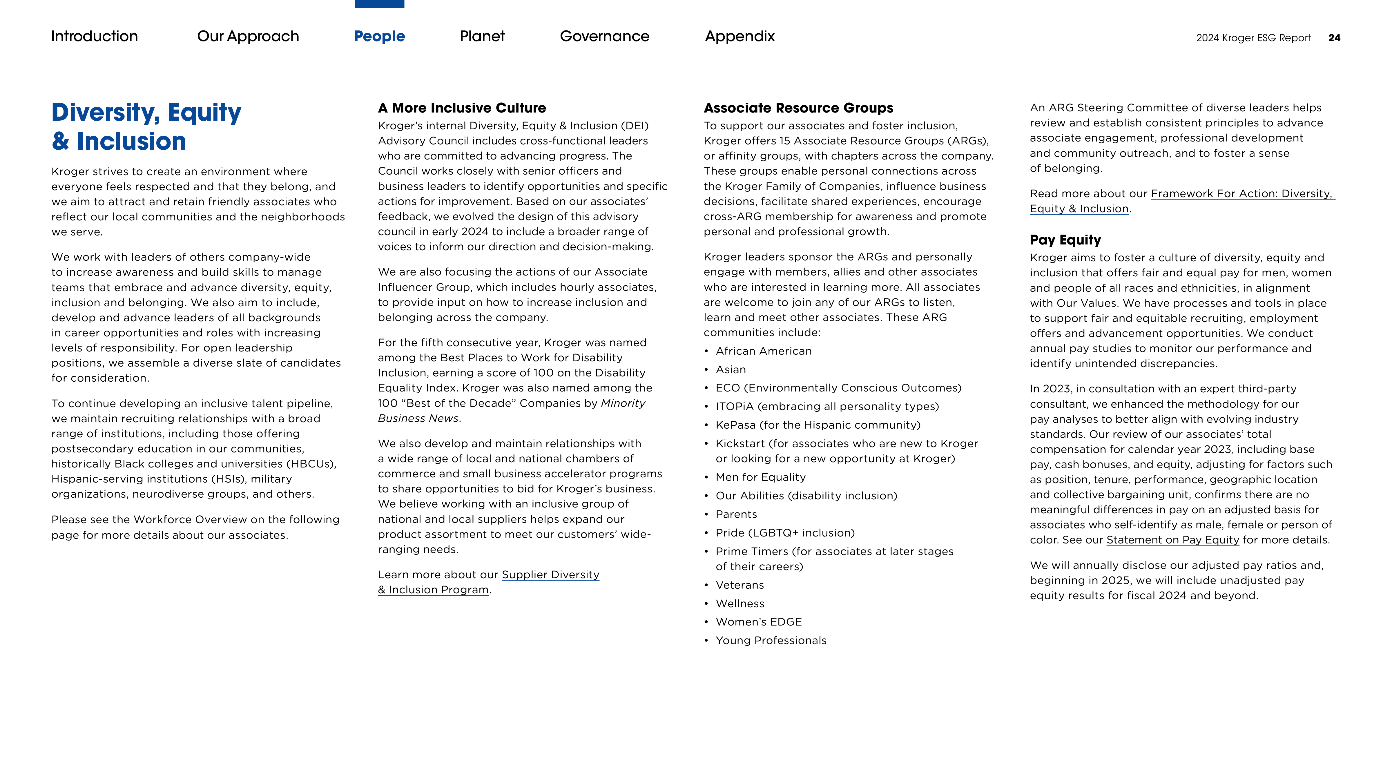 Kroger ESG Report — page 24