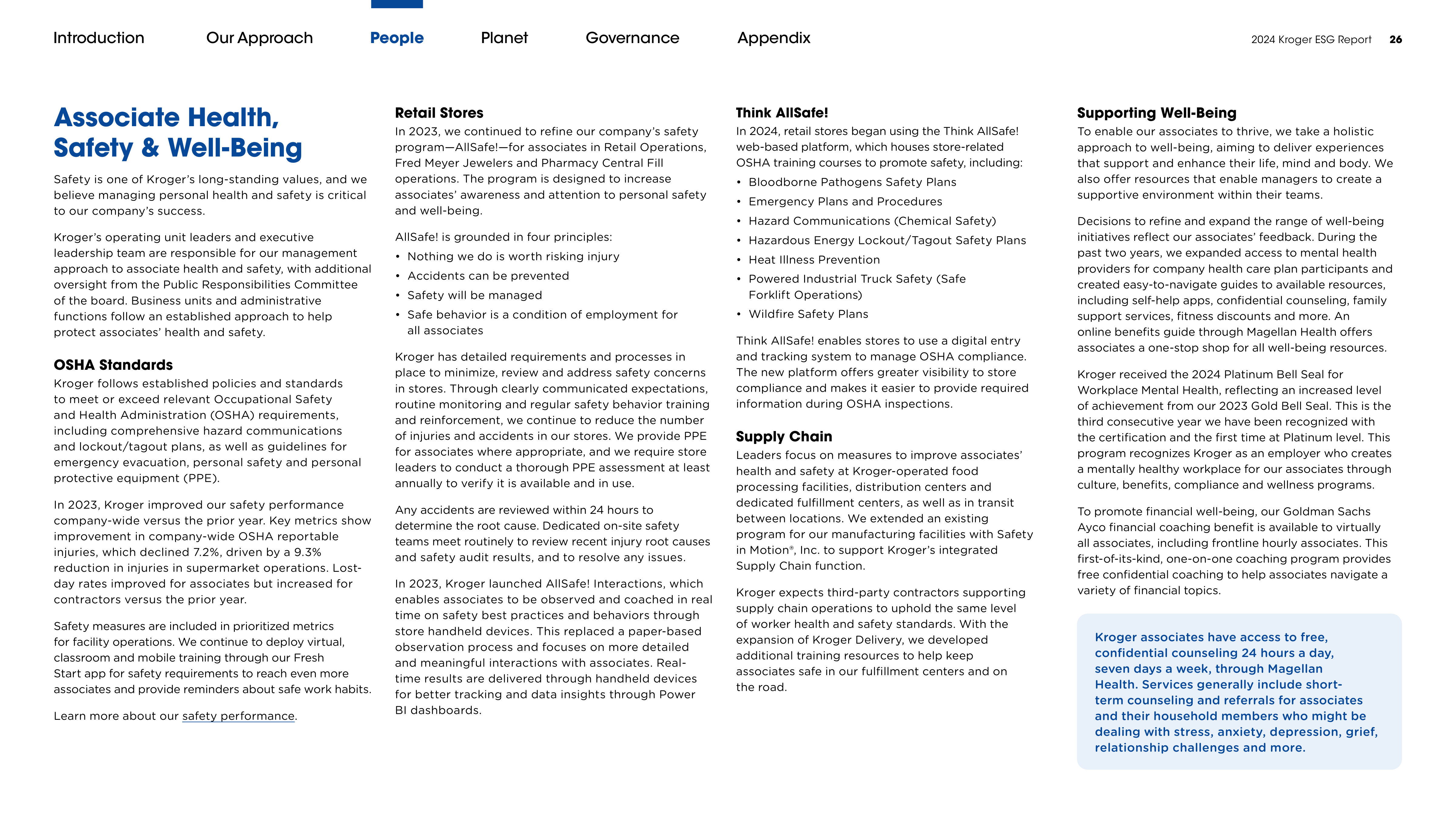 Kroger ESG Report — page 26