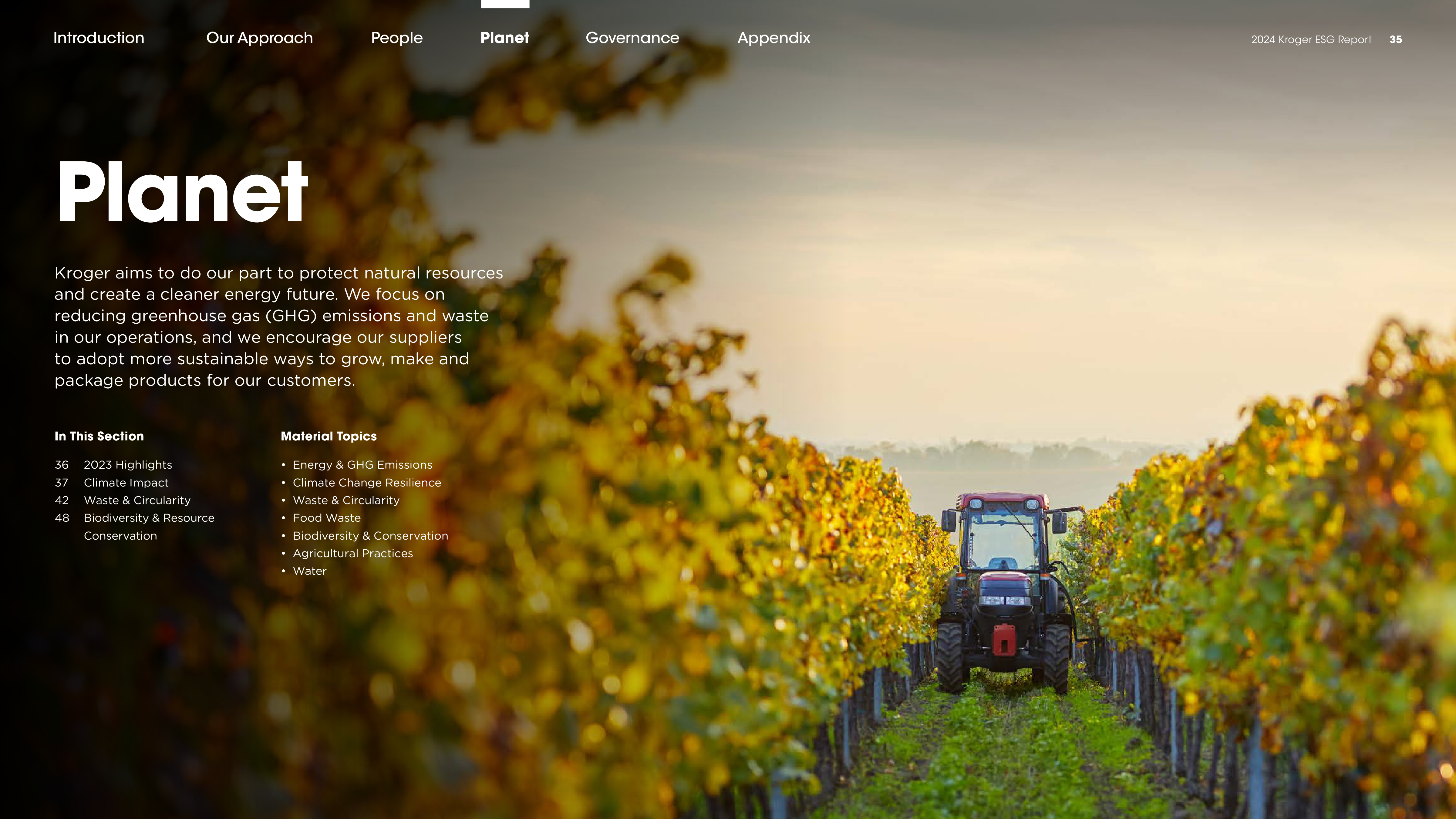 Kroger ESG Report — page 35