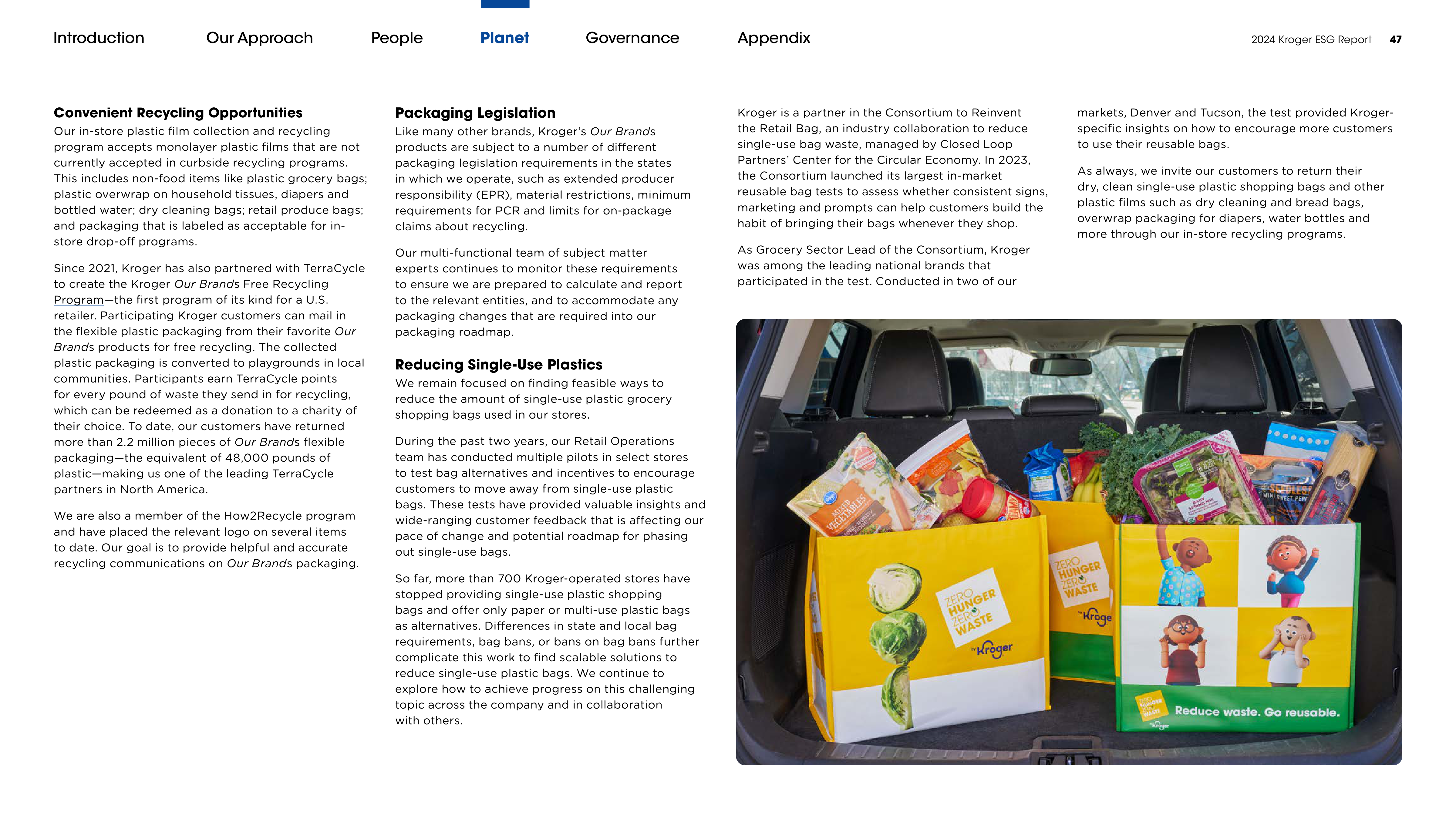 Kroger ESG Report — page 47