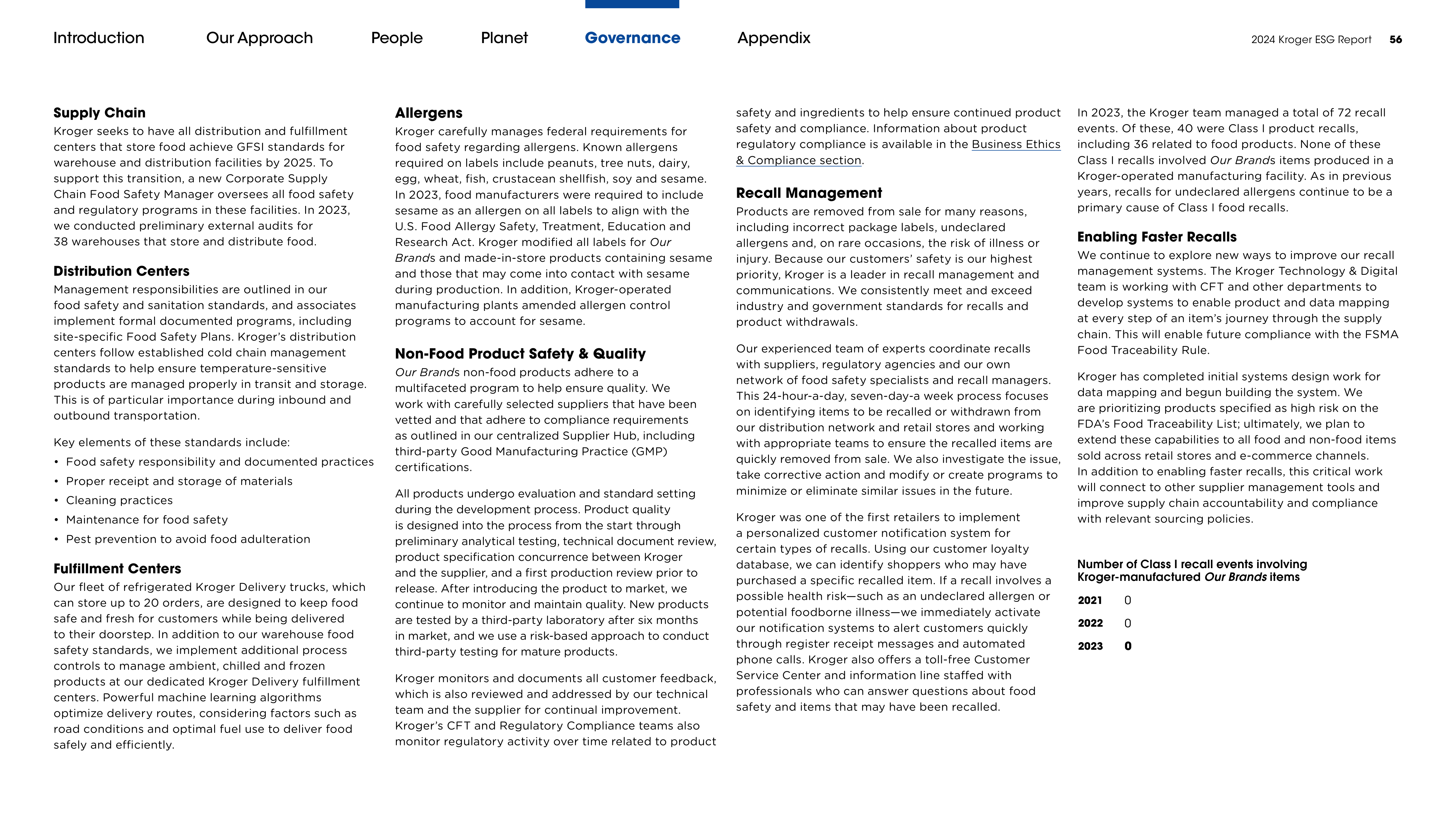 Kroger ESG Report — page 56