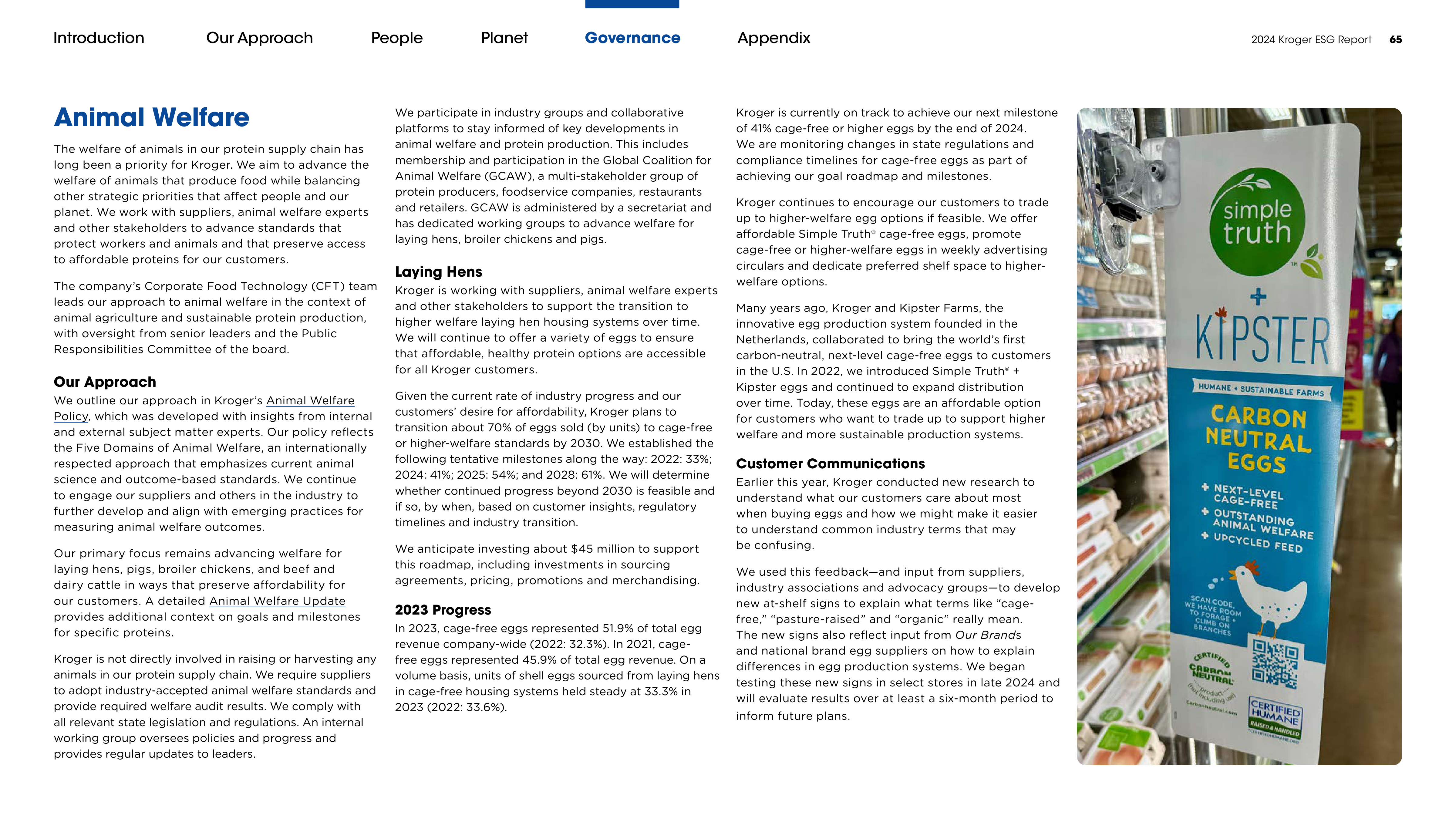 Kroger ESG Report — page 65