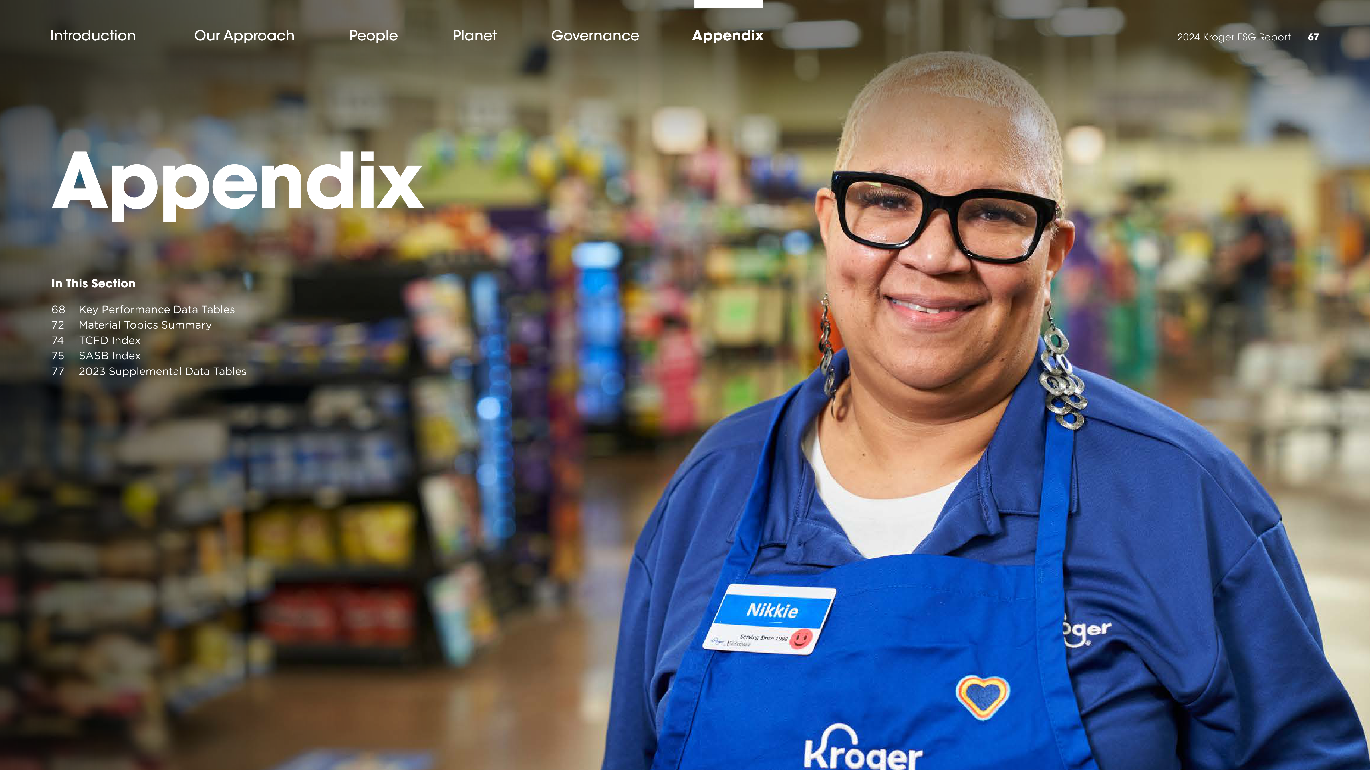 Kroger ESG Report — page 67