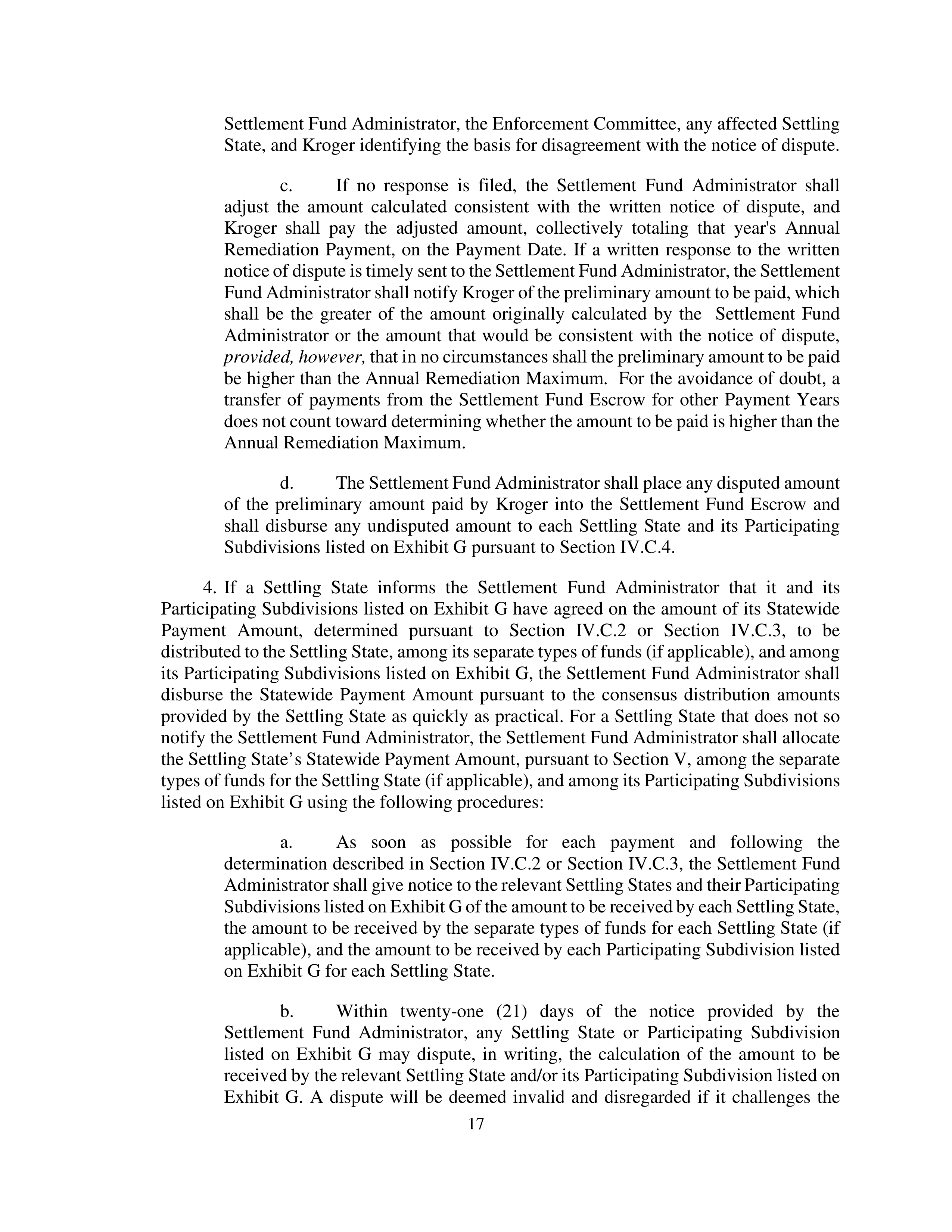 Kroger Multistate Settlement Agreement — page 16