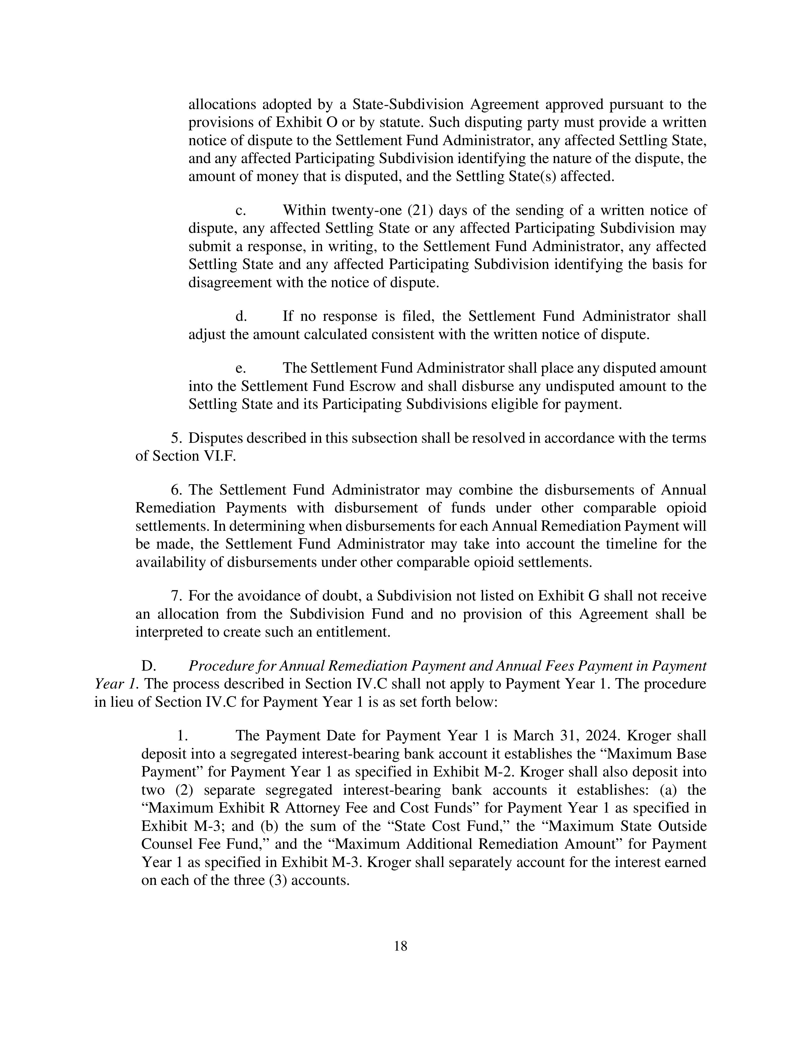 Kroger Multistate Settlement Agreement — page 17