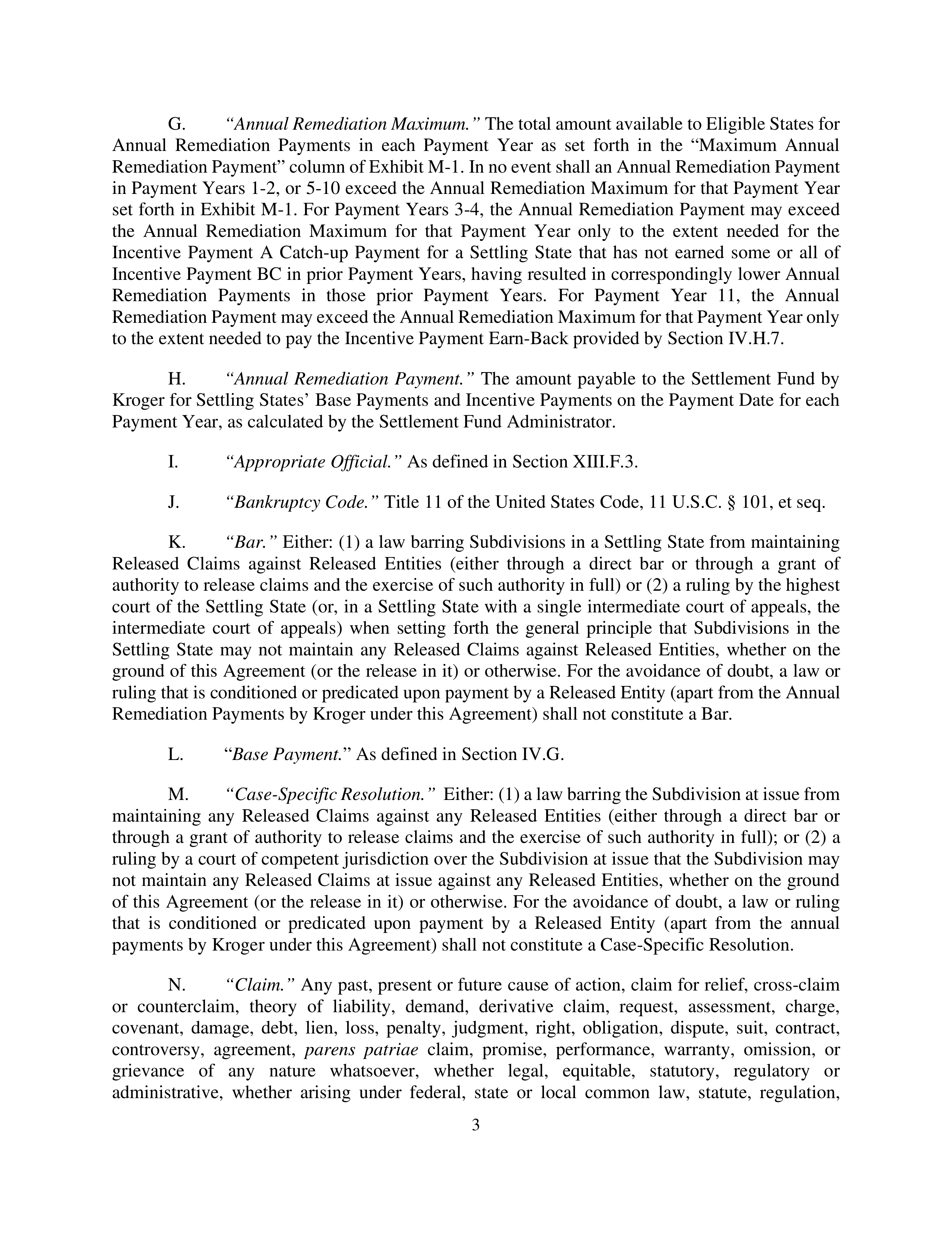 Kroger Multistate Settlement Agreement — page 2