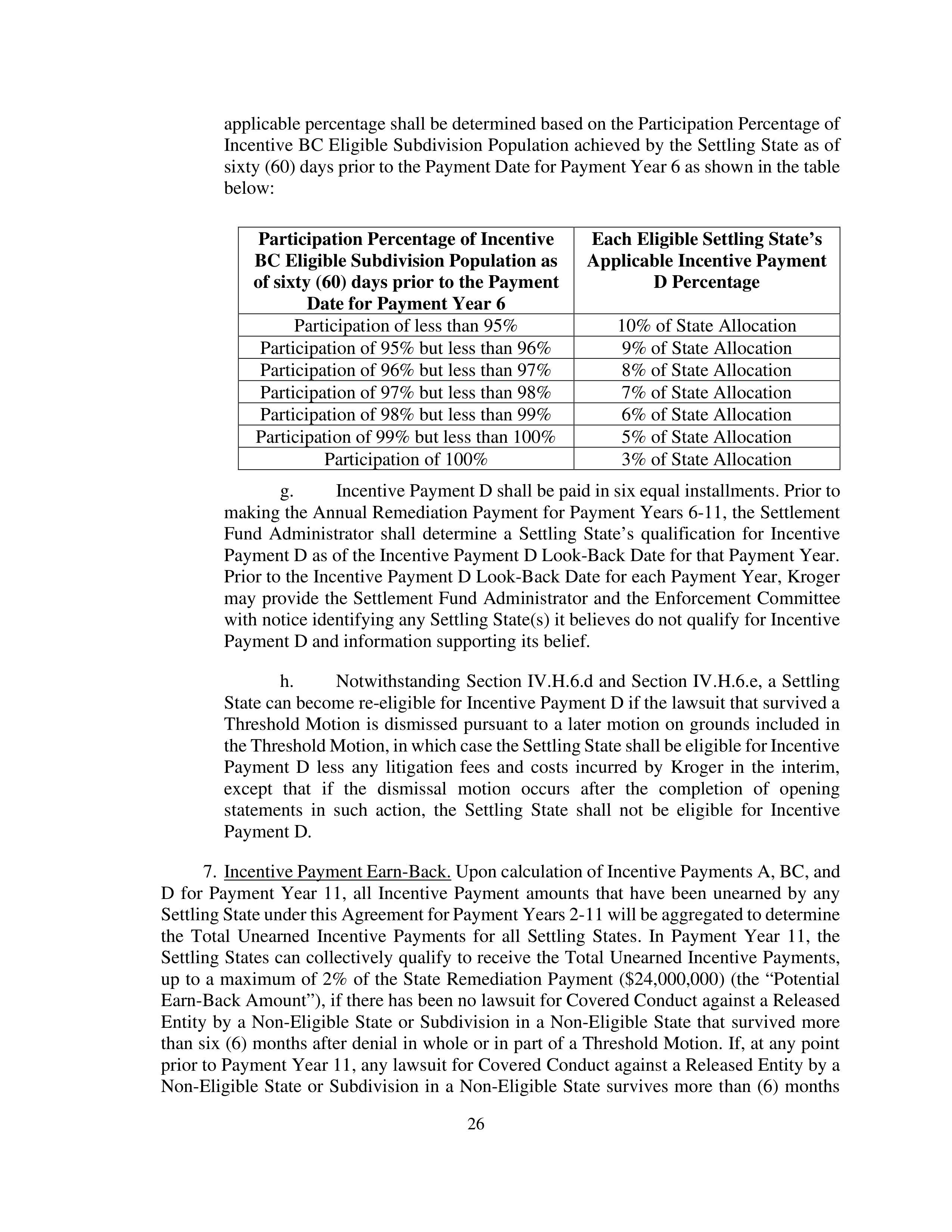 Kroger Multistate Settlement Agreement — page 25