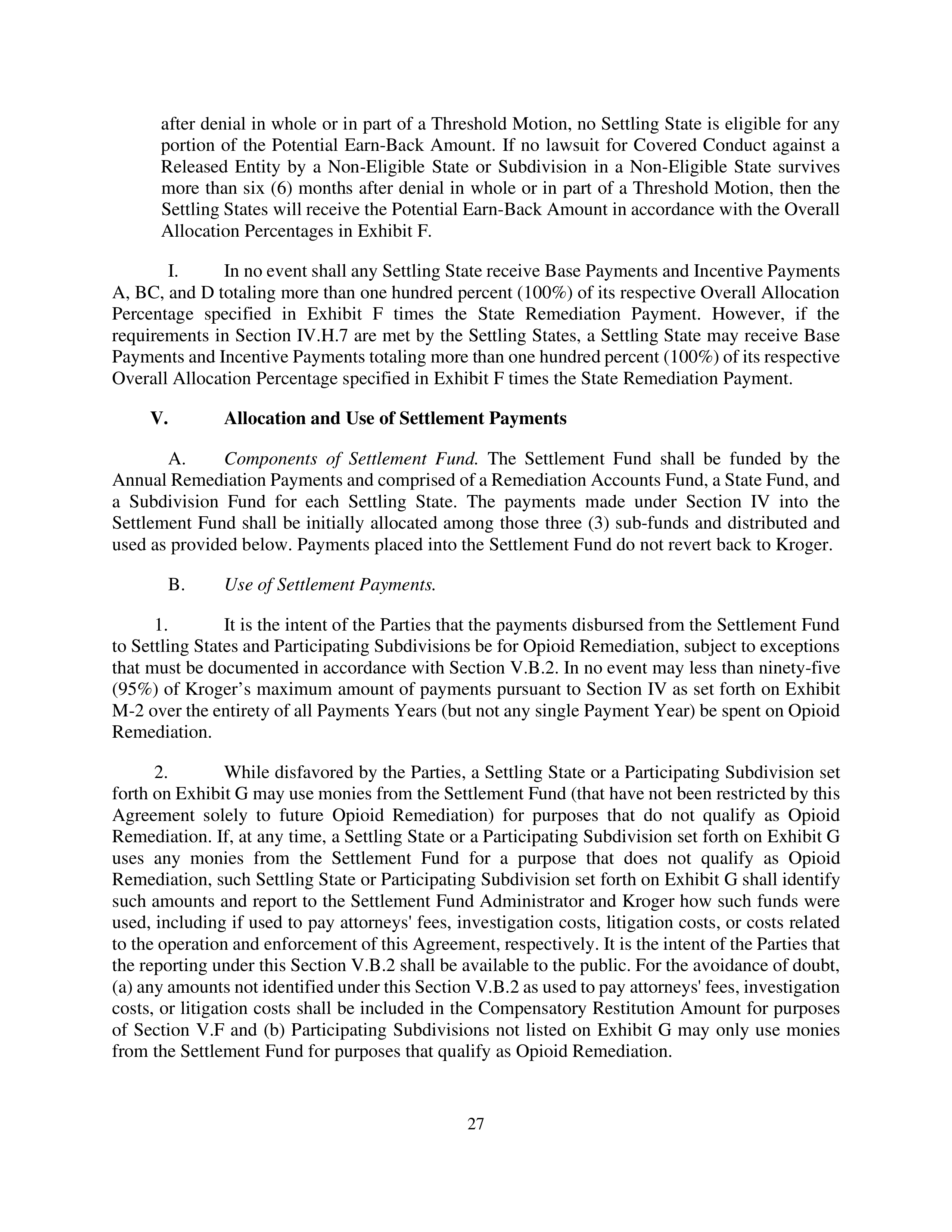 Kroger Multistate Settlement Agreement — page 26