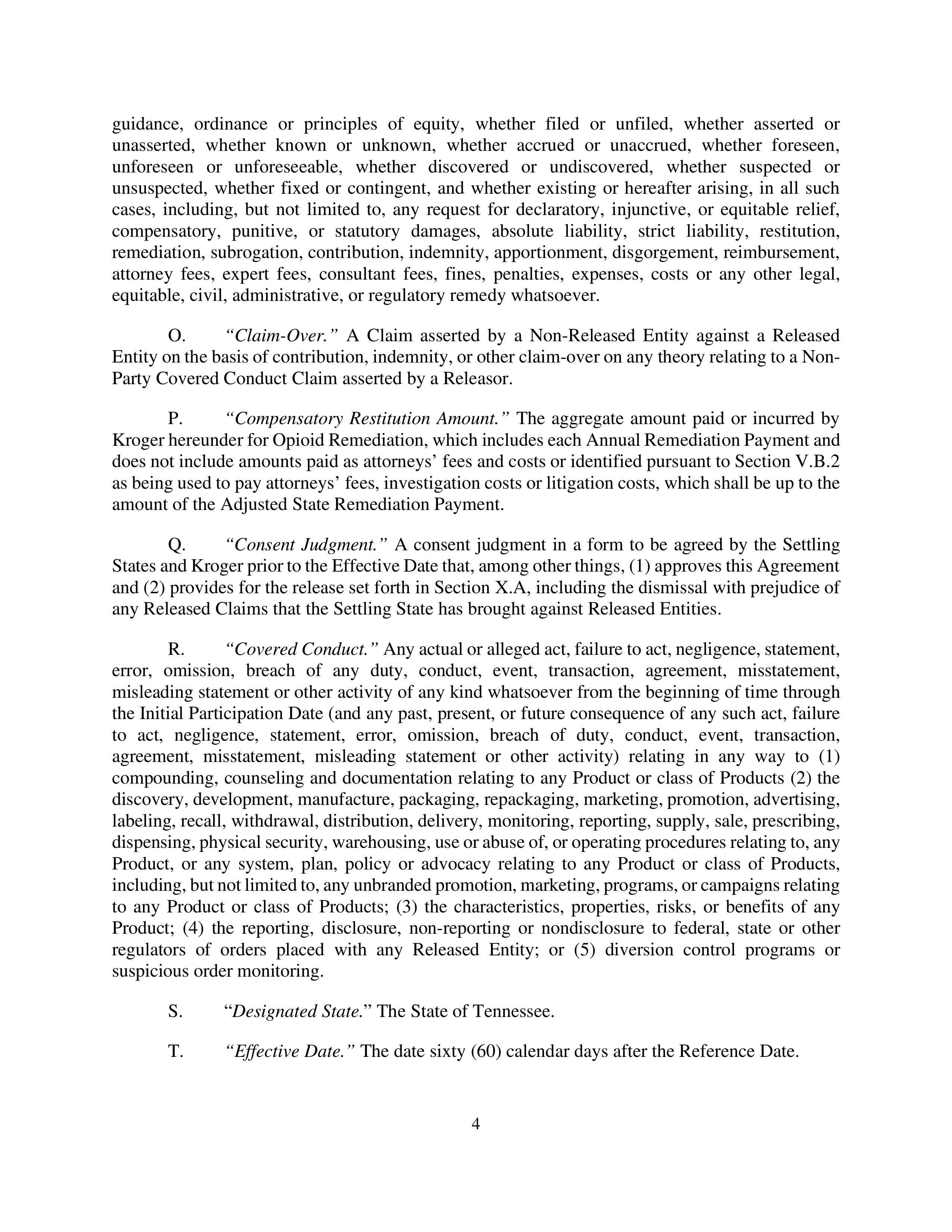 Kroger Multistate Settlement Agreement — page 3