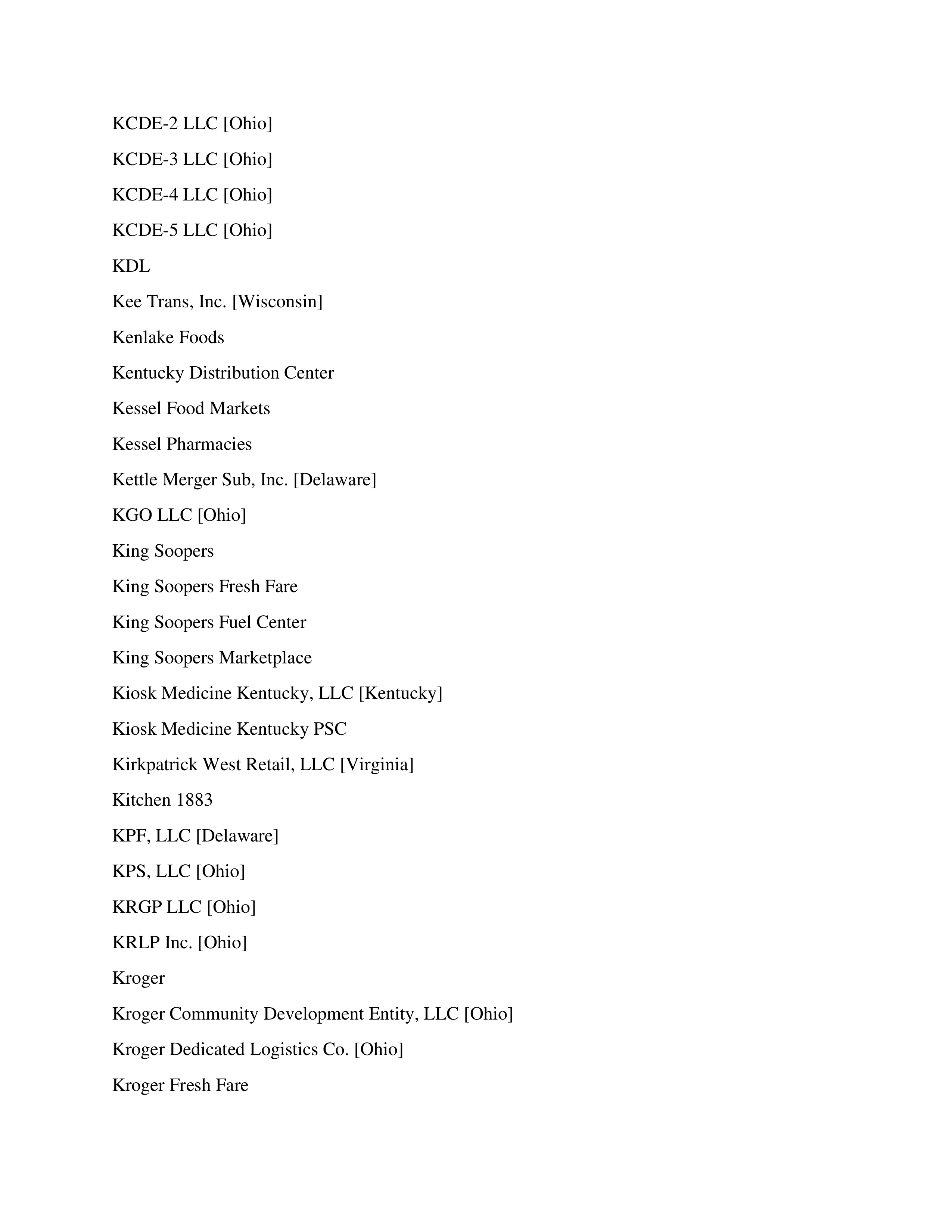 Kroger Multistate Settlement Agreement — page 343