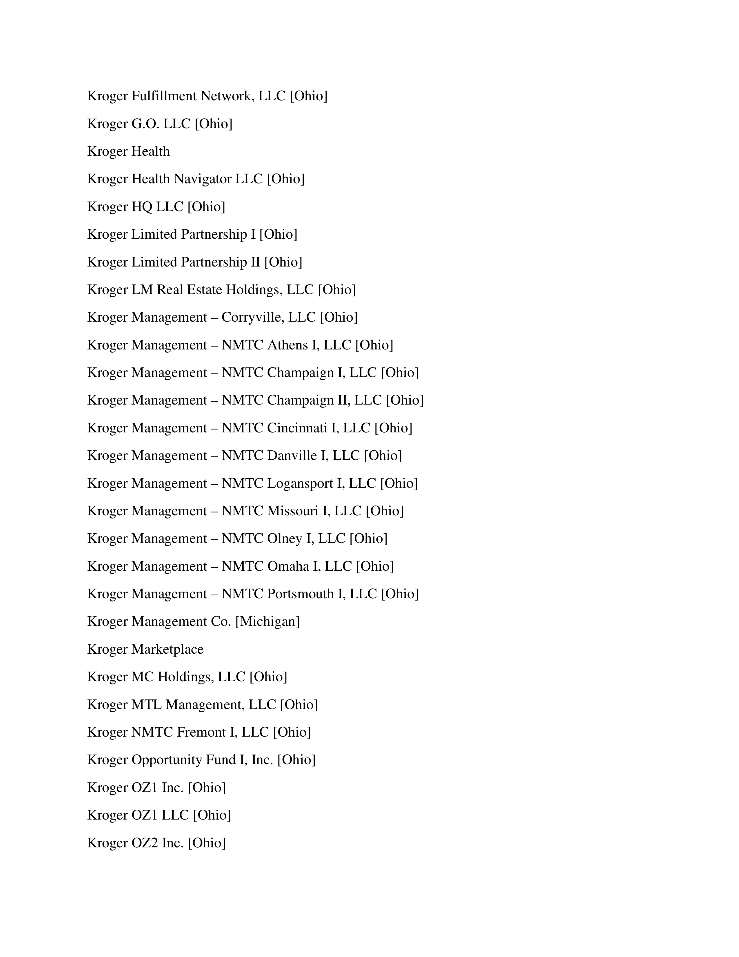 Kroger Multistate Settlement Agreement — page 344