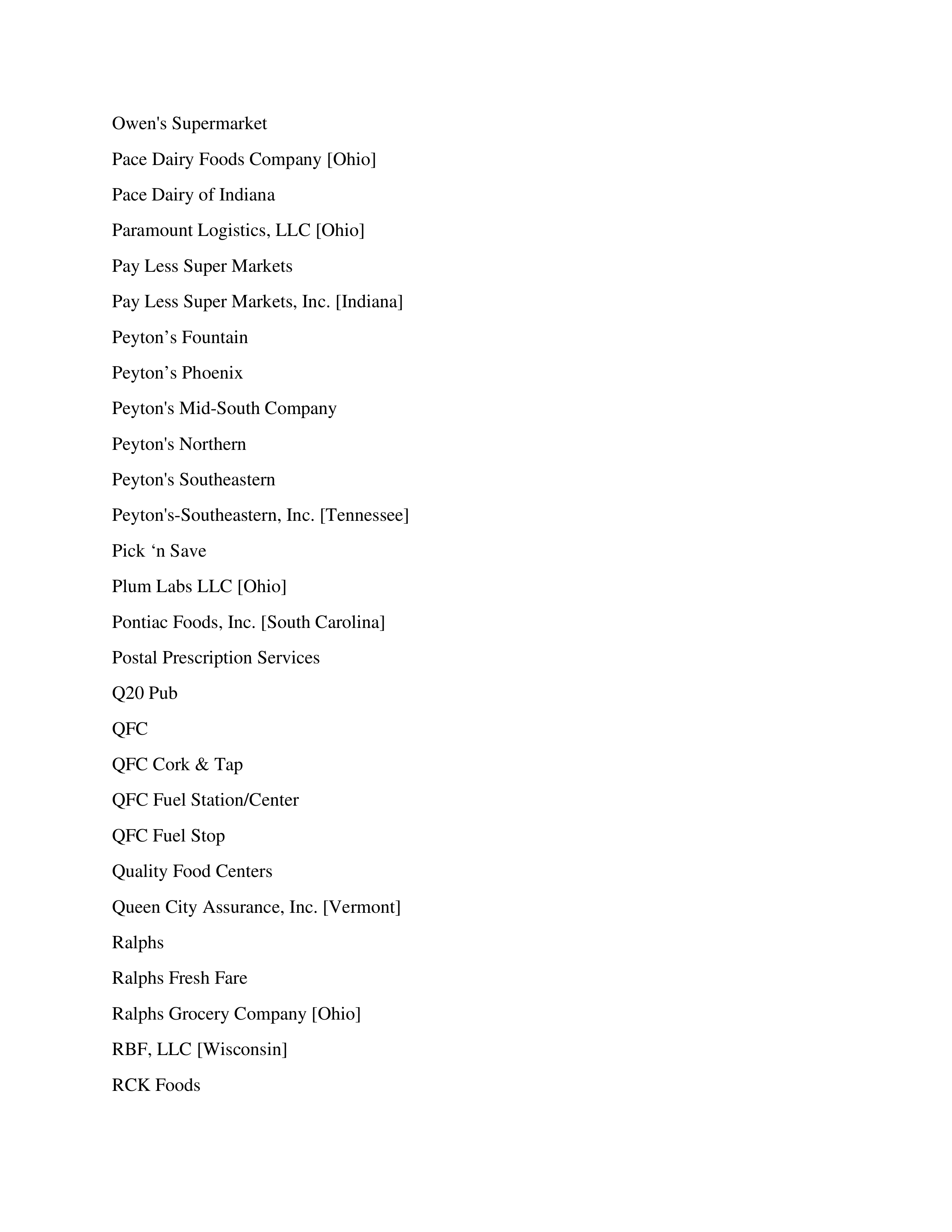 Kroger Multistate Settlement Agreement — page 347