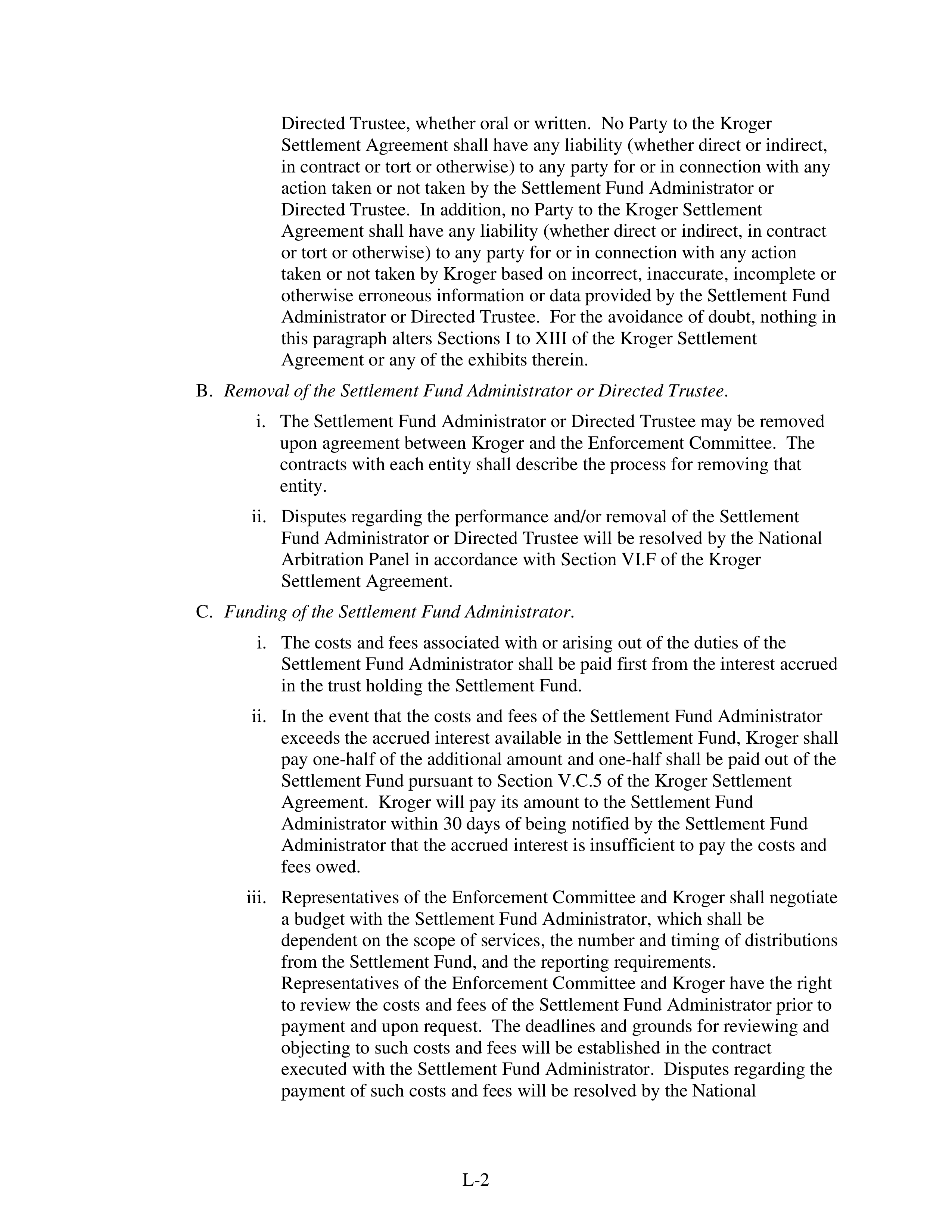 Kroger Multistate Settlement Agreement — page 355