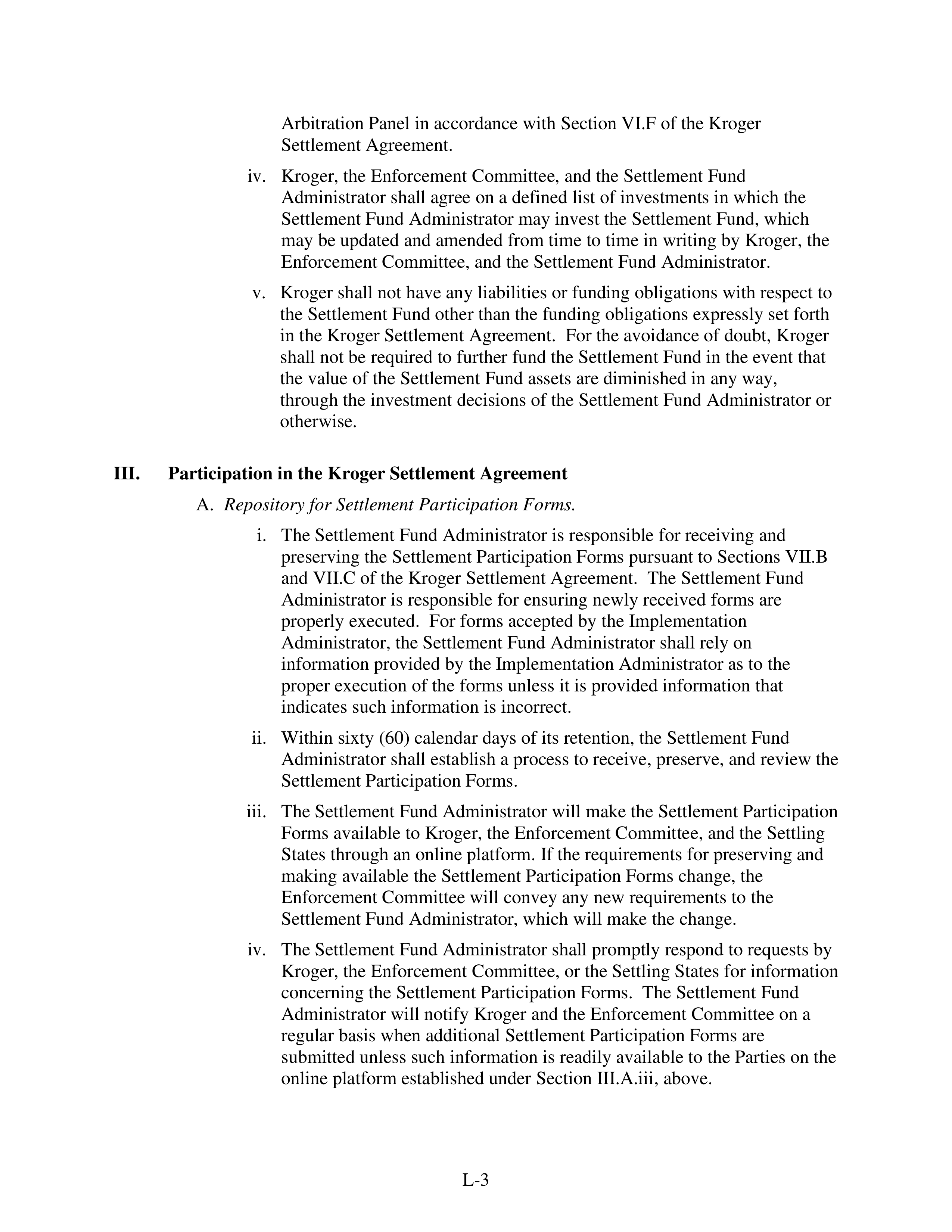 Kroger Multistate Settlement Agreement — page 356