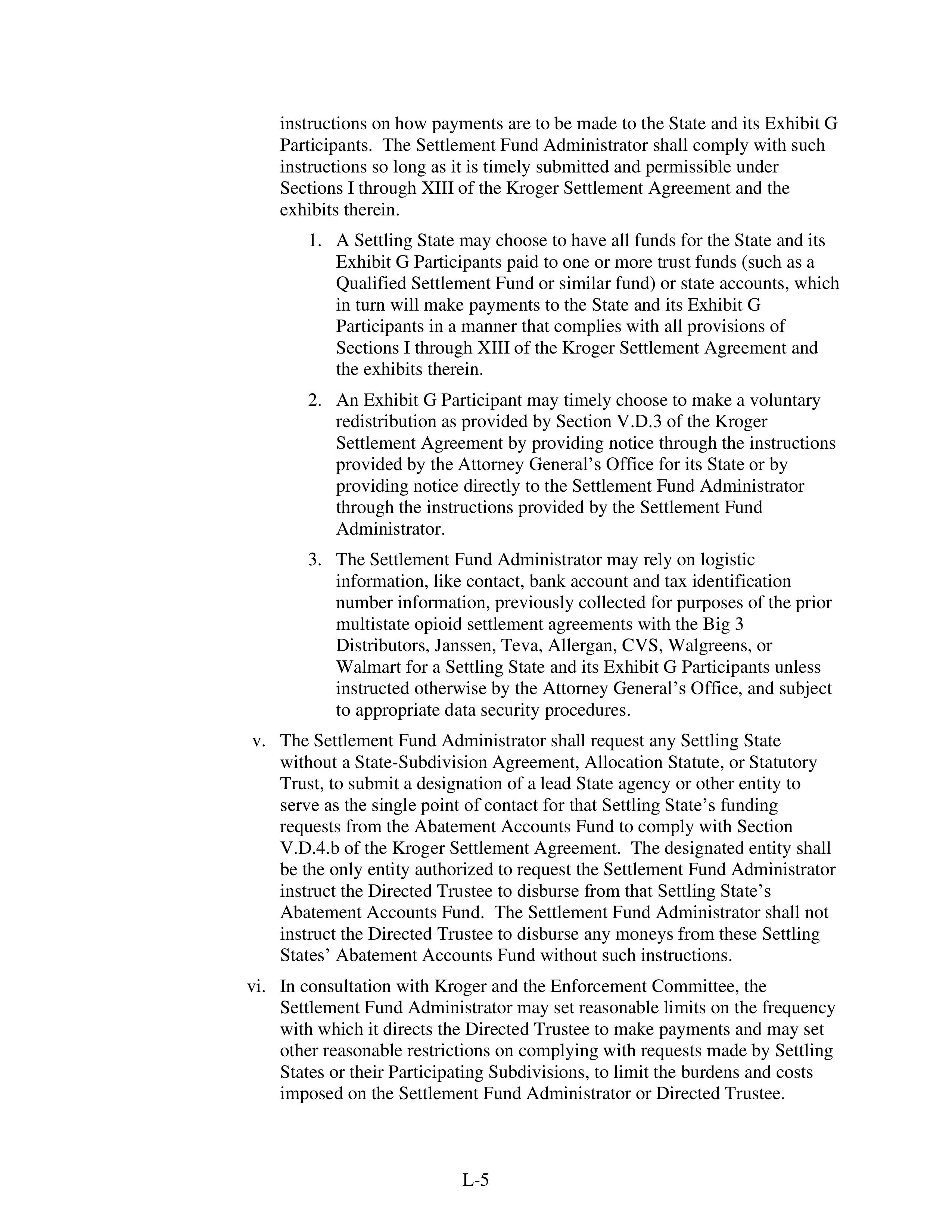 Kroger Multistate Settlement Agreement — page 358