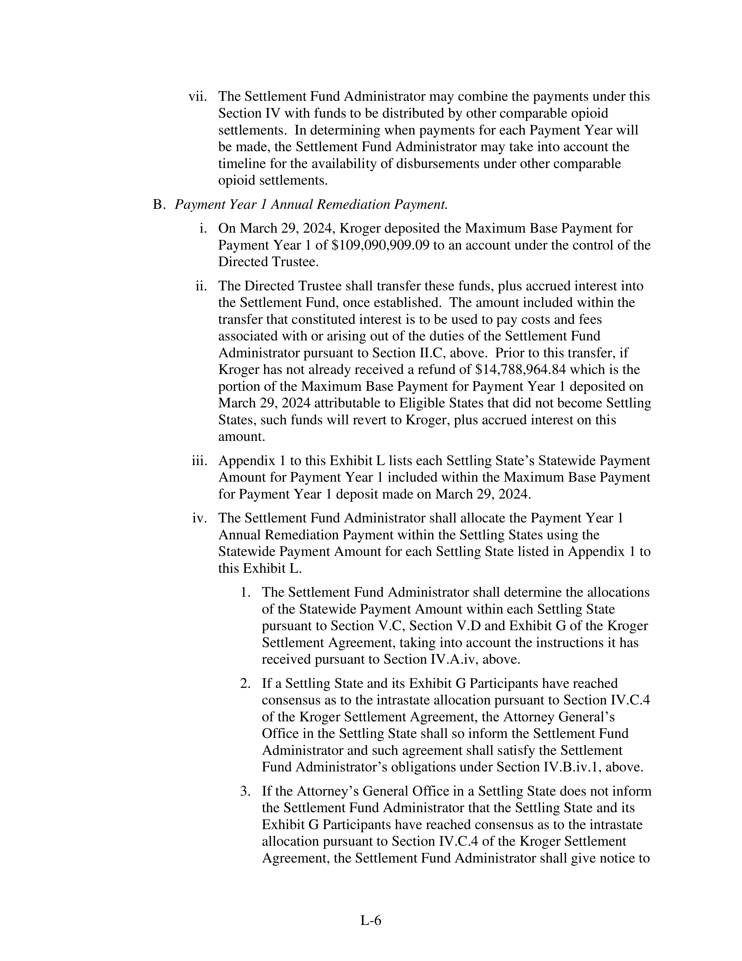 Kroger Multistate Settlement Agreement — page 359