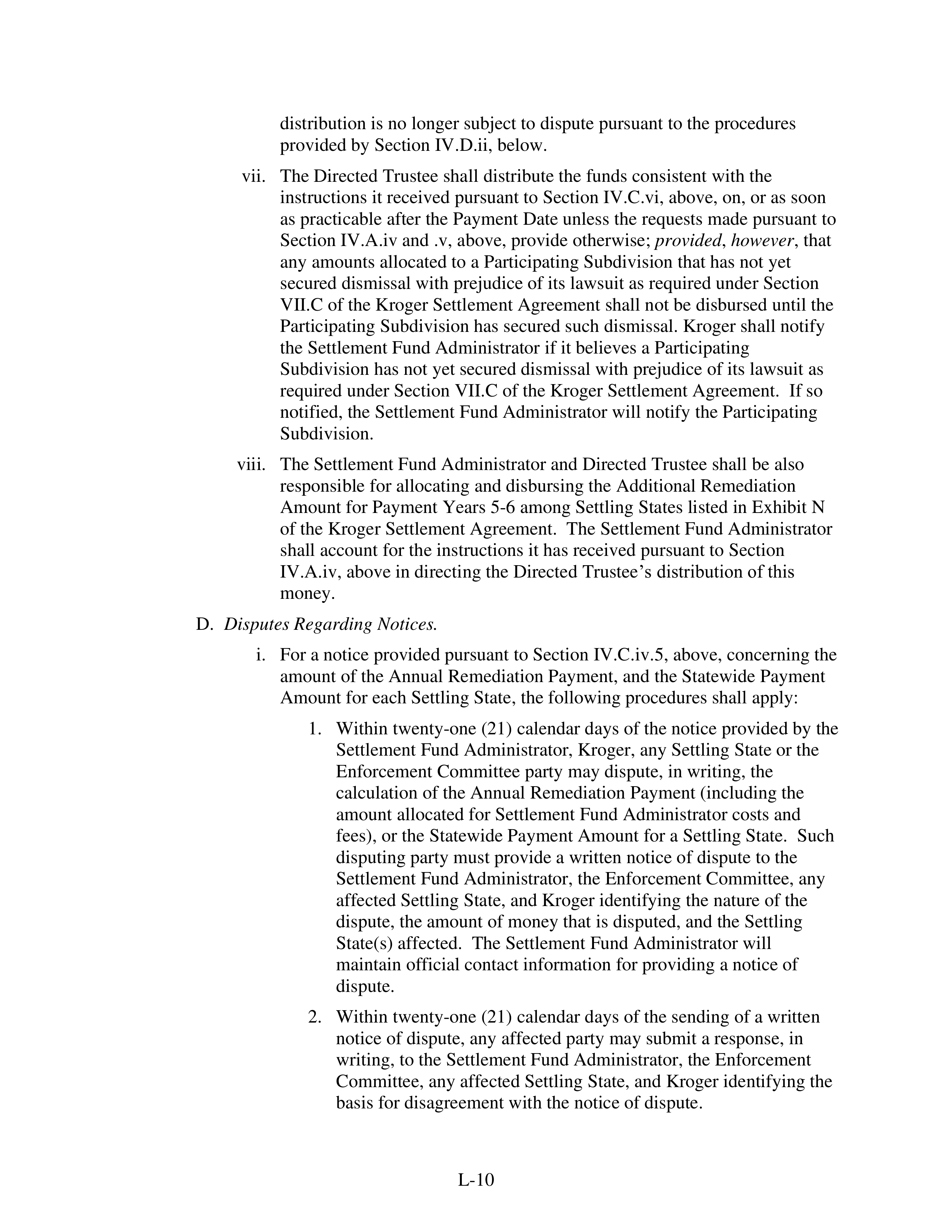 Kroger Multistate Settlement Agreement — page 363