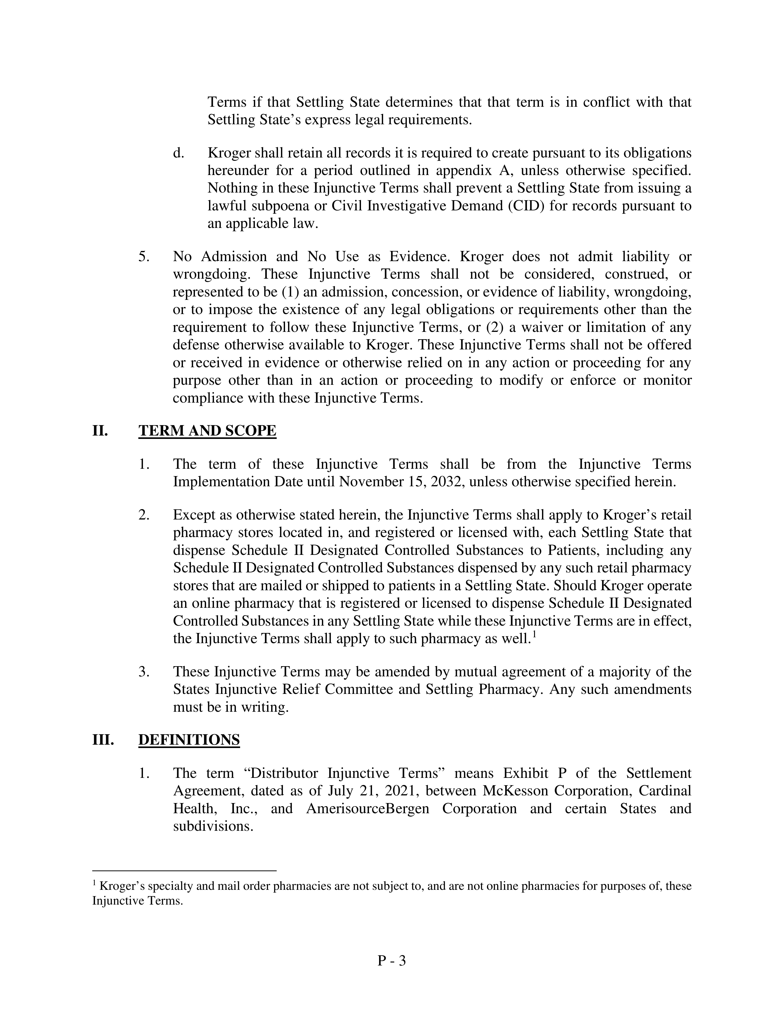 Kroger Multistate Settlement Agreement — page 378