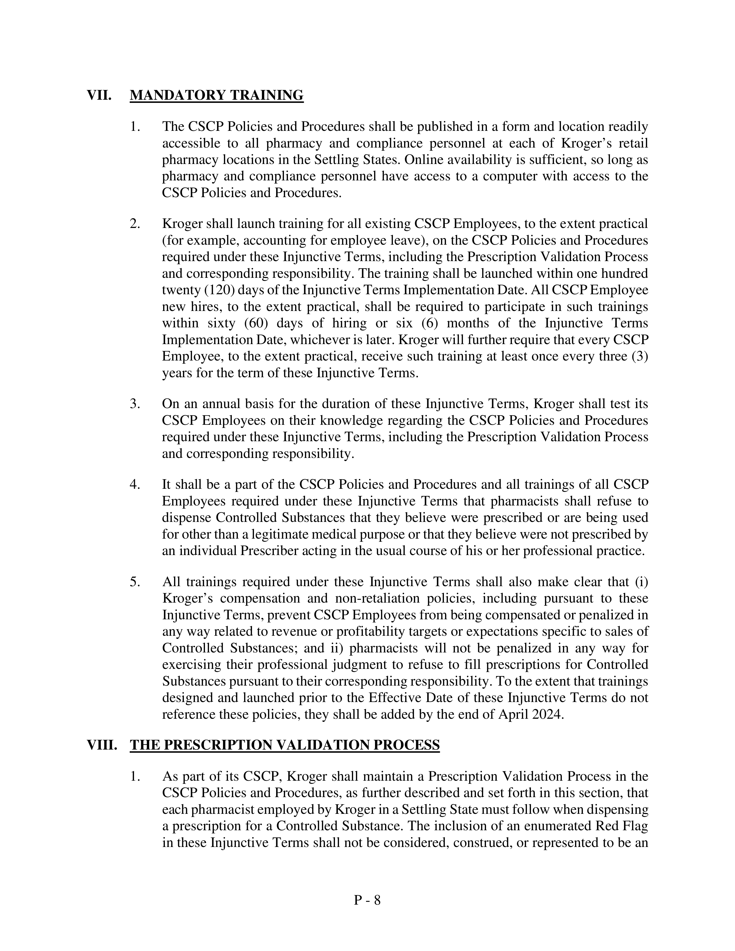 Kroger Multistate Settlement Agreement — page 383