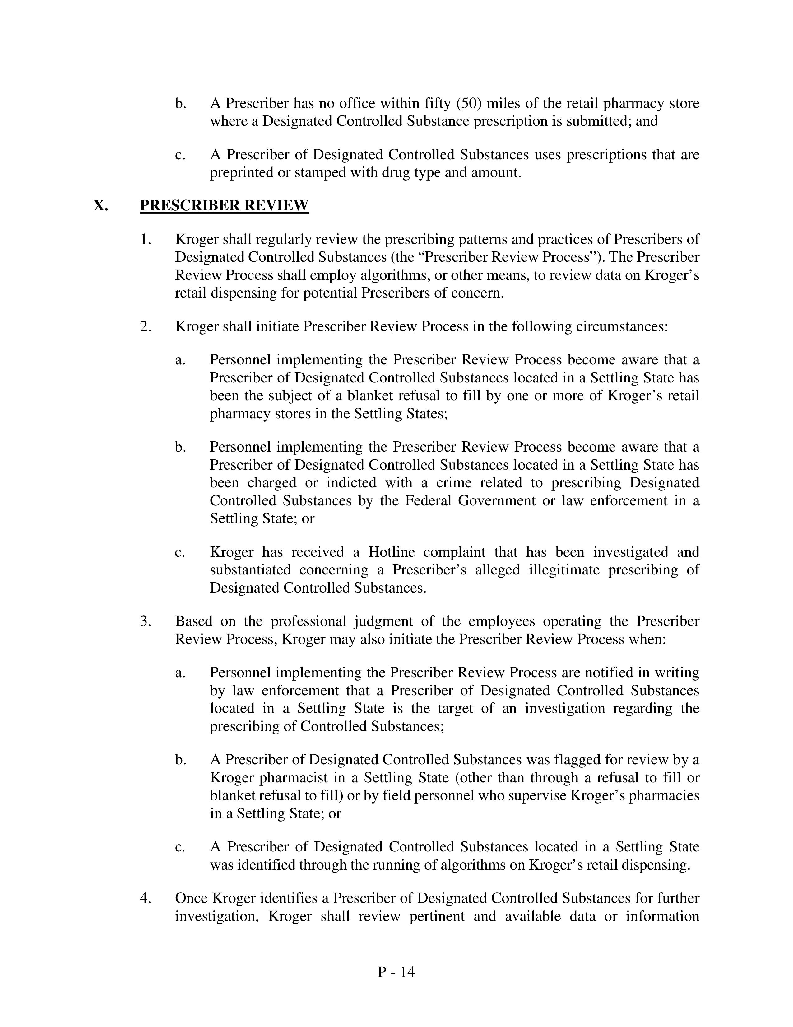 Kroger Multistate Settlement Agreement — page 389