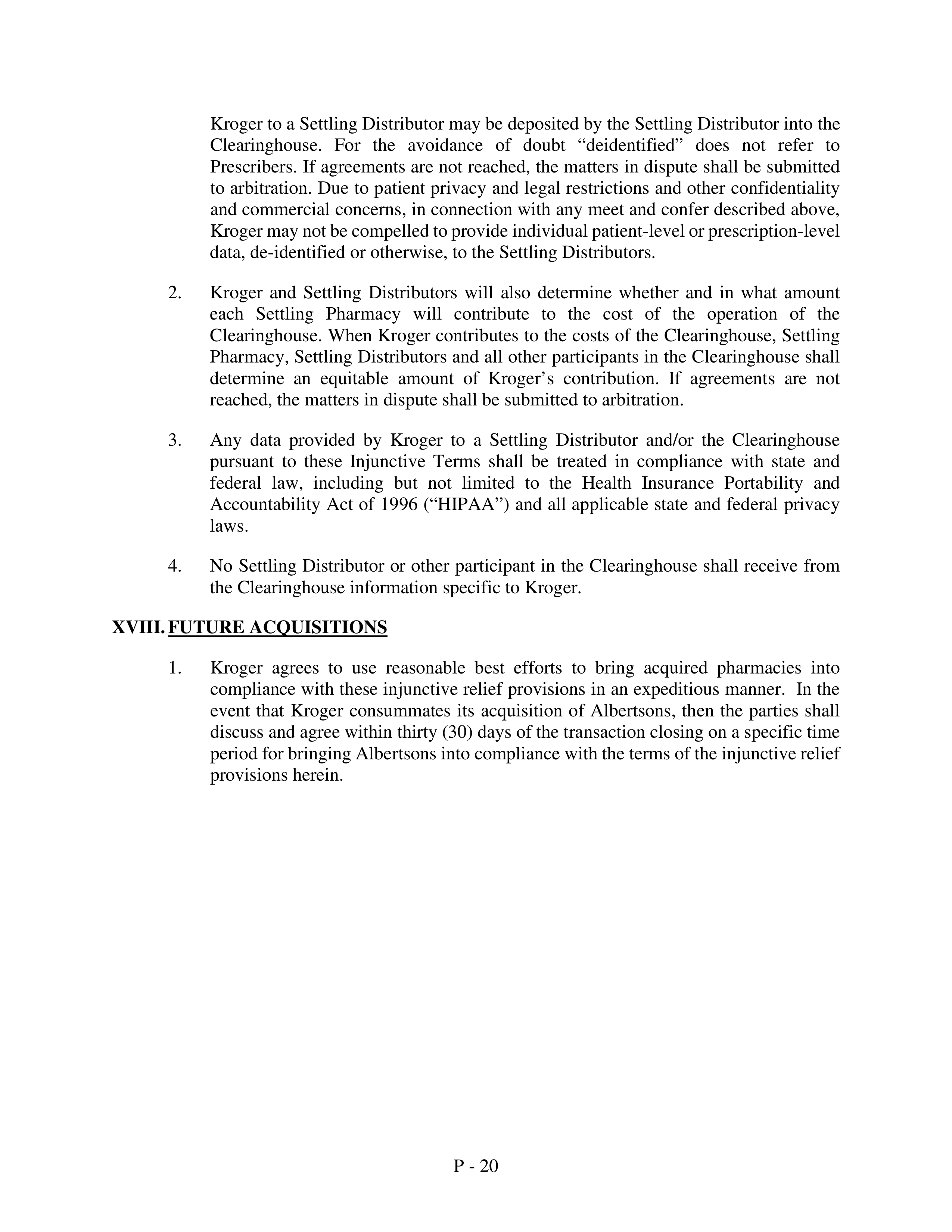 Kroger Multistate Settlement Agreement — page 395