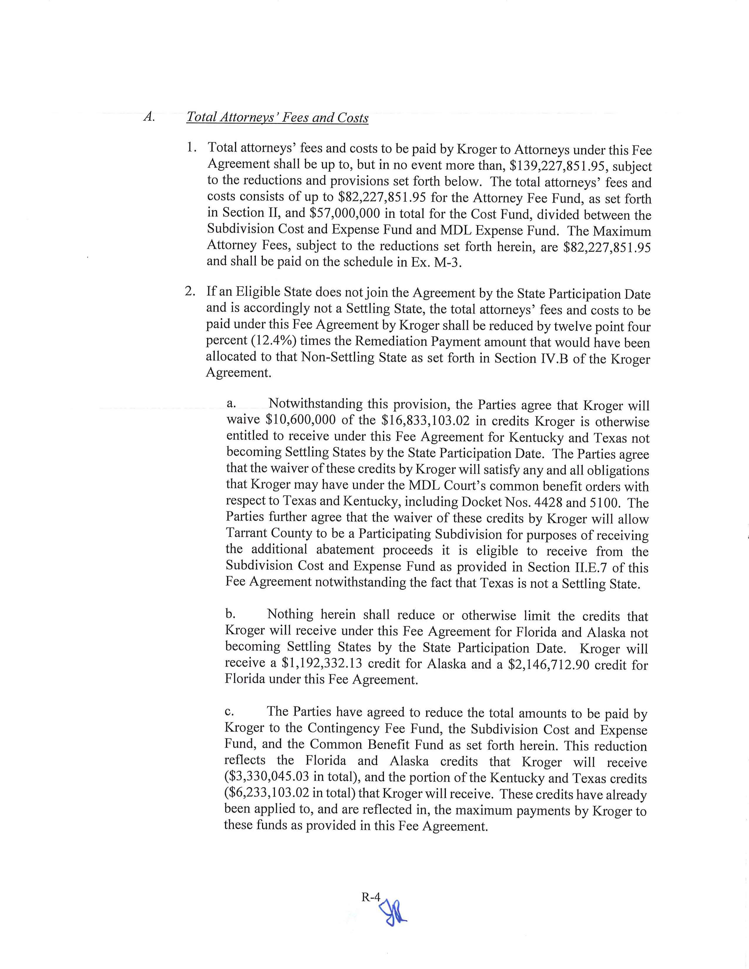 Kroger Multistate Settlement Agreement — page 401