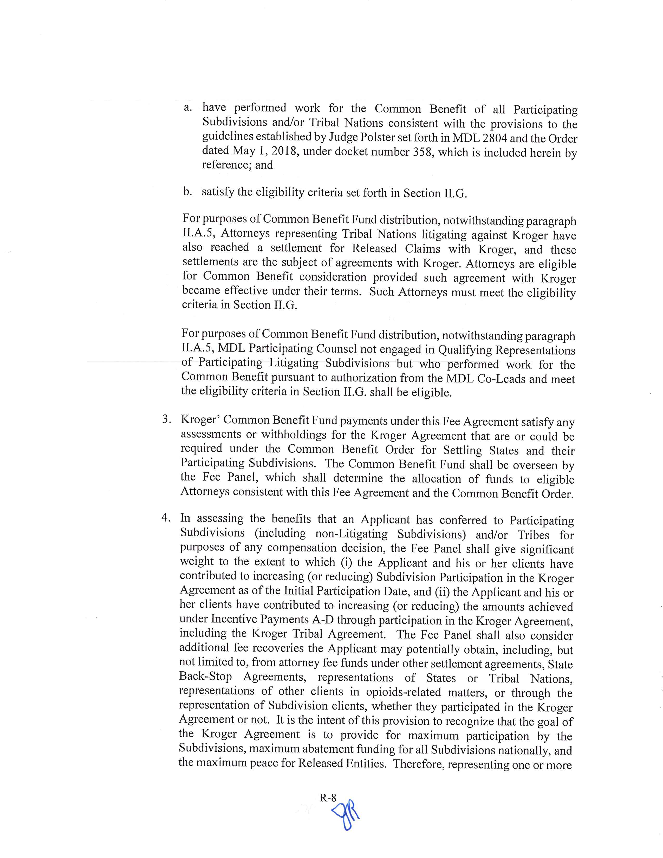 Kroger Multistate Settlement Agreement — page 405