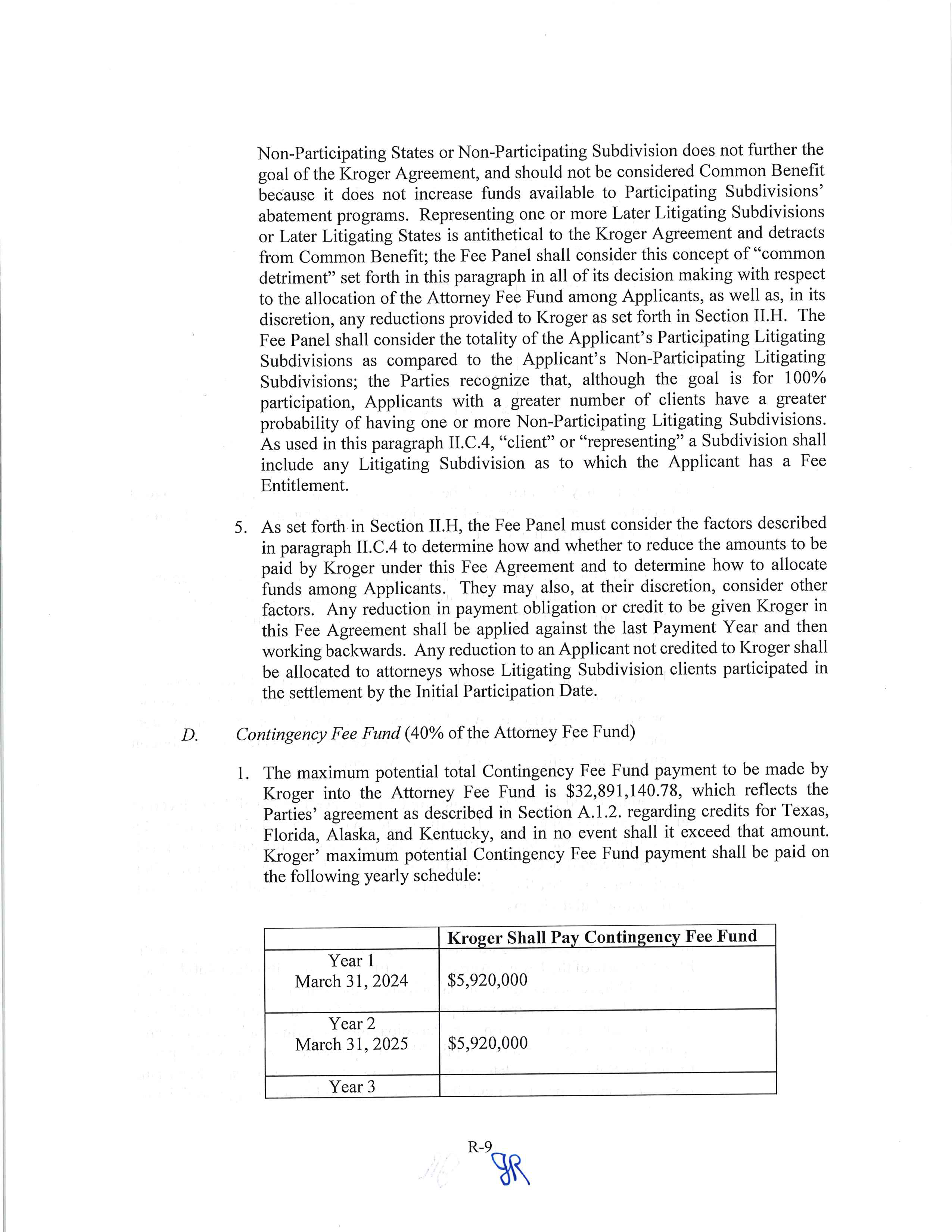 Kroger Multistate Settlement Agreement — page 406