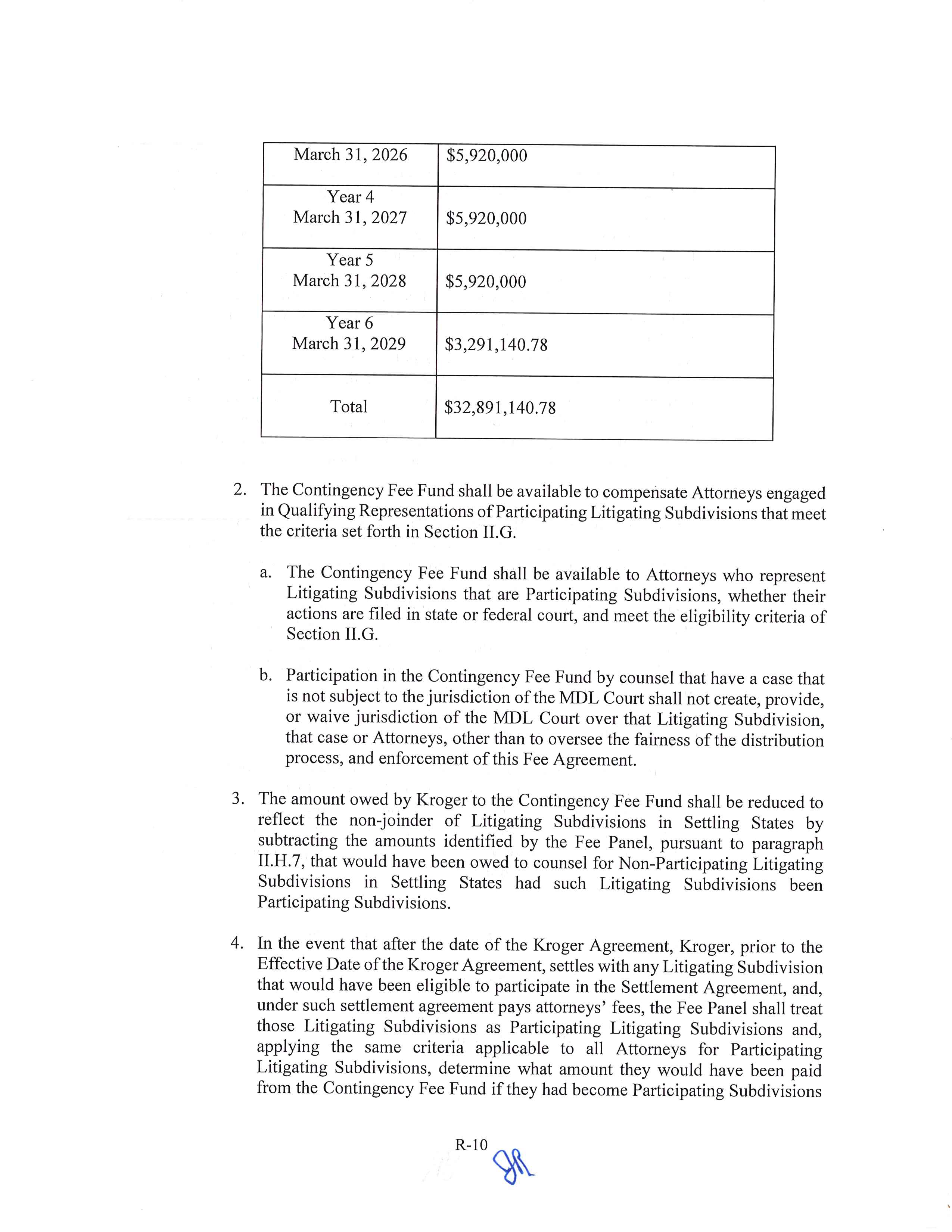 Kroger Multistate Settlement Agreement — page 407