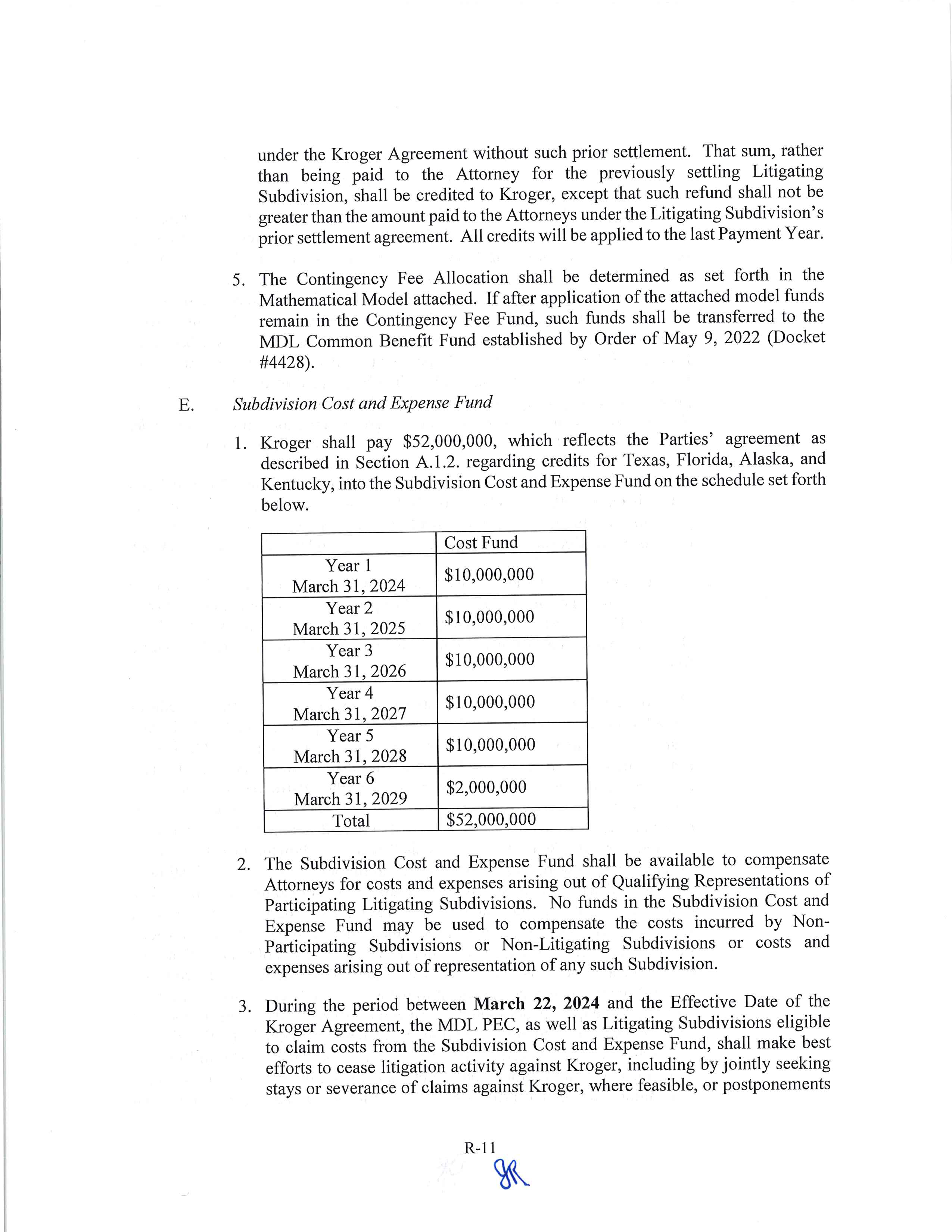 Kroger Multistate Settlement Agreement — page 408