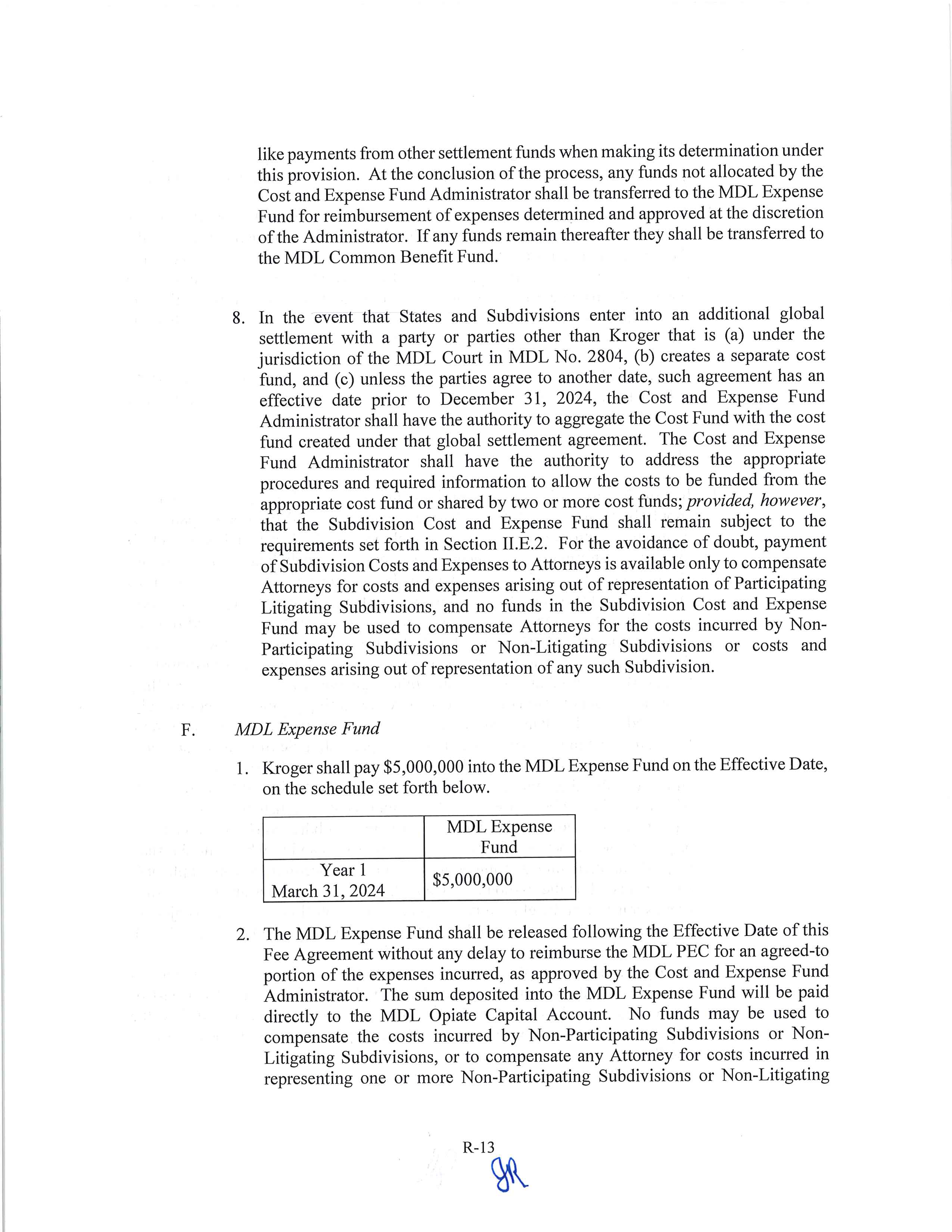 Kroger Multistate Settlement Agreement — page 410