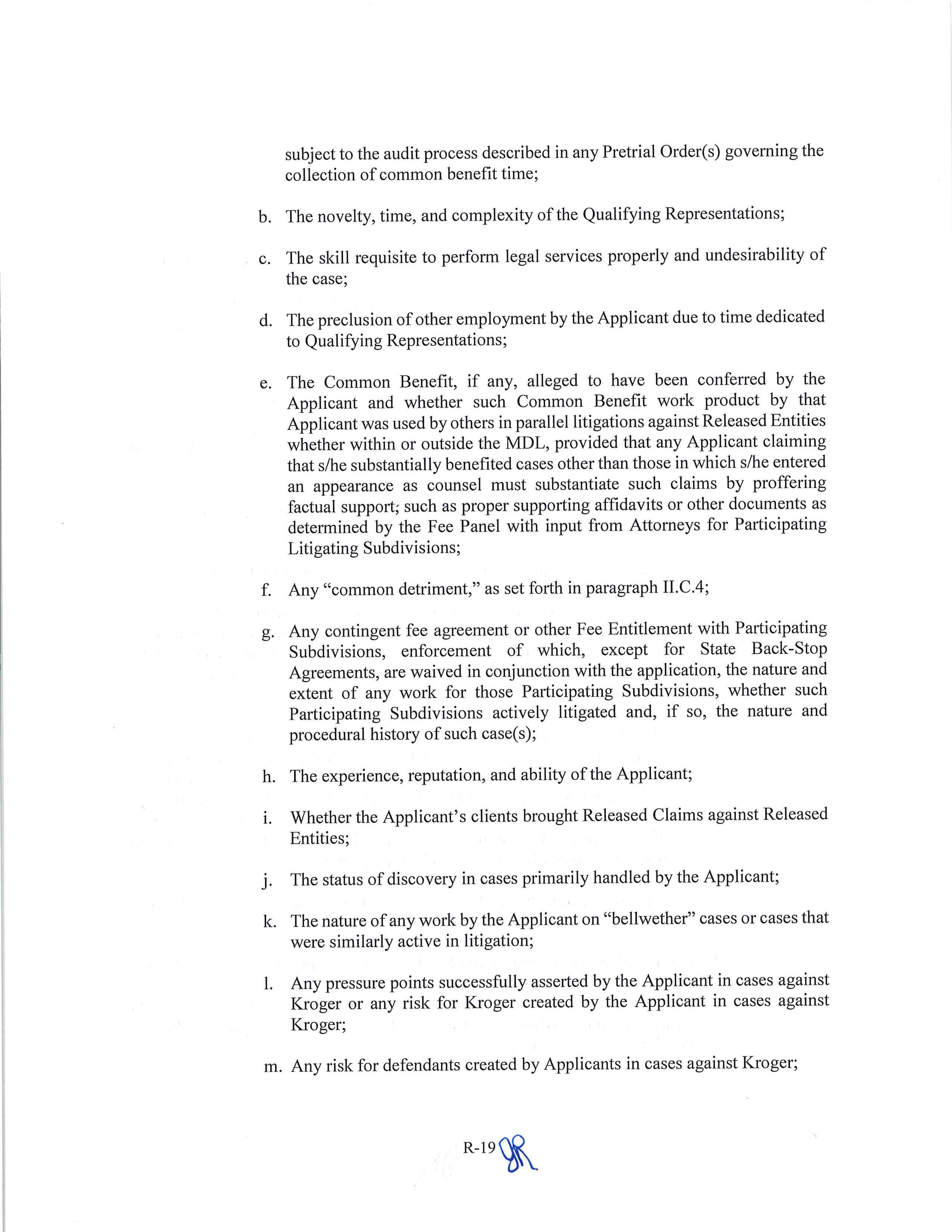 Kroger Multistate Settlement Agreement — page 416