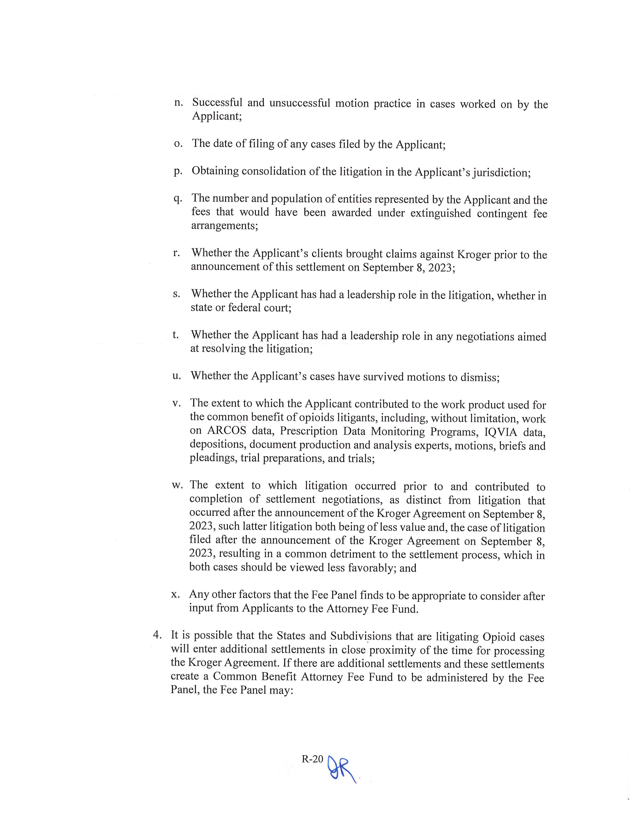 Kroger Multistate Settlement Agreement — page 417