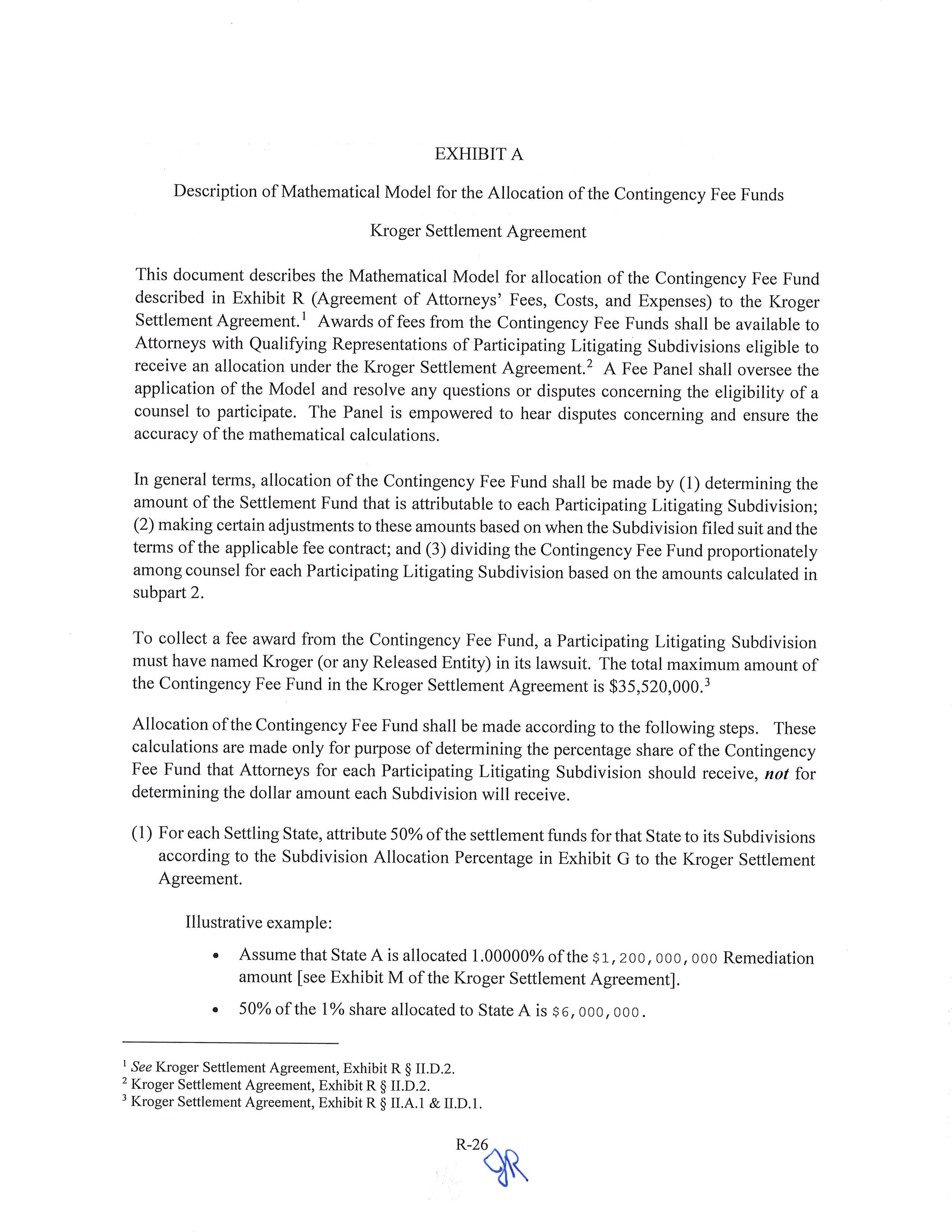 Kroger Multistate Settlement Agreement — page 423