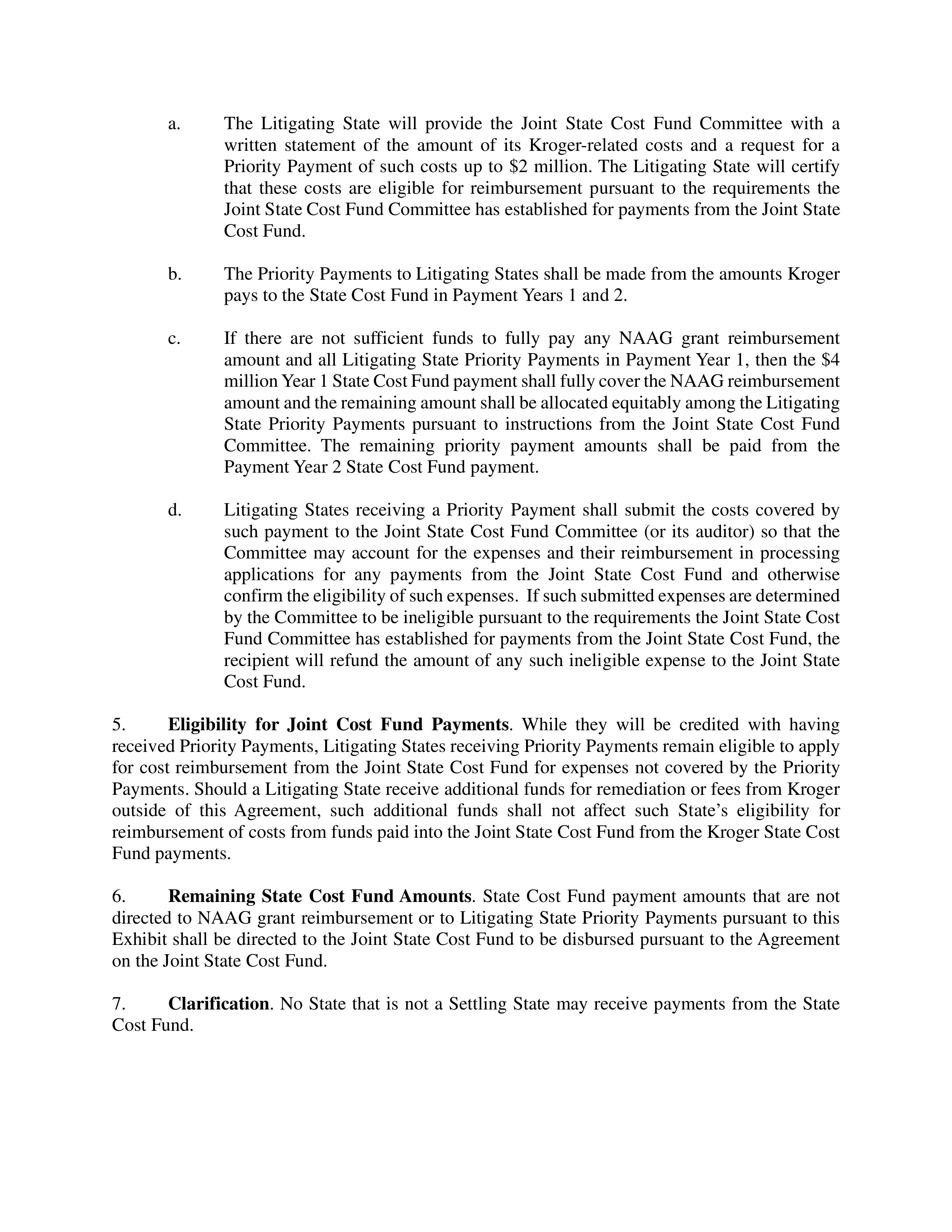 Kroger Multistate Settlement Agreement — page 430