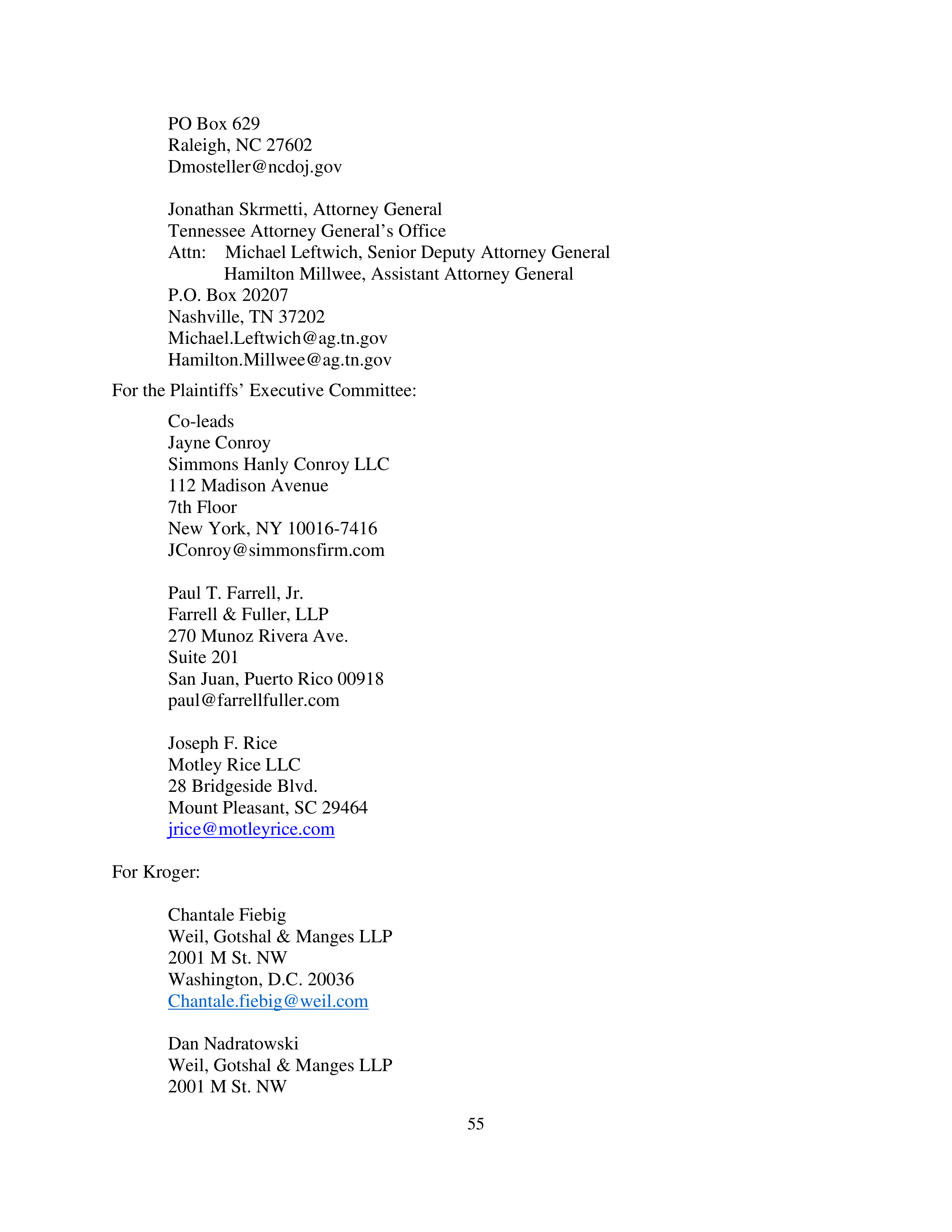 Kroger Multistate Settlement Agreement — page 54