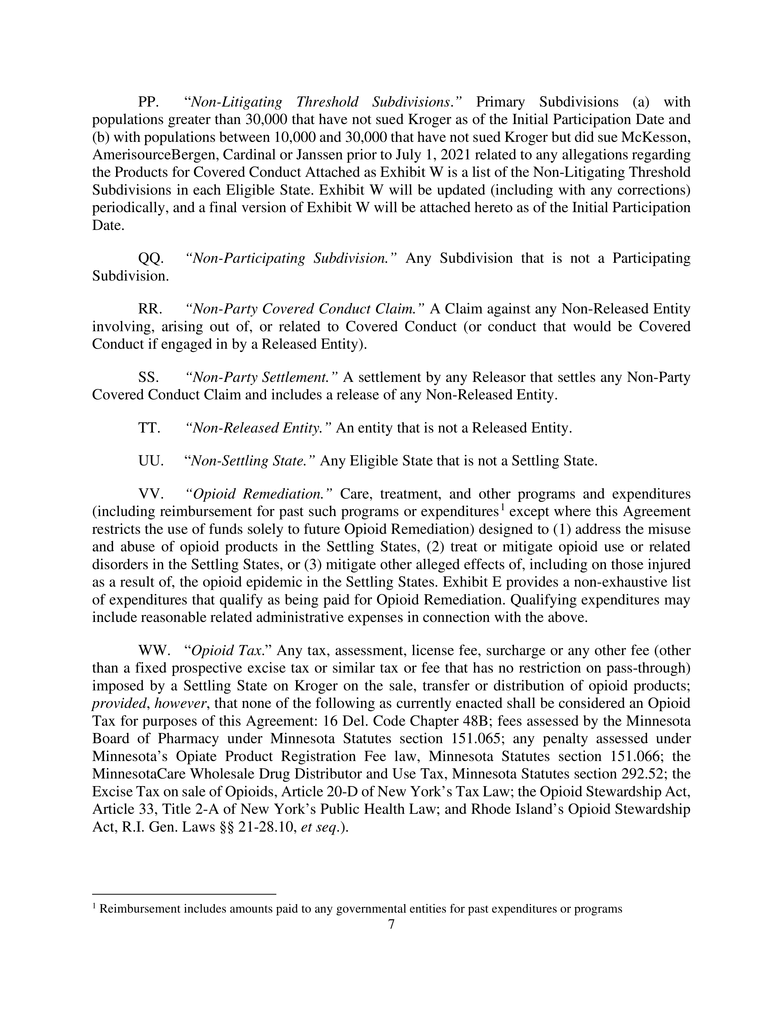 Kroger Multistate Settlement Agreement — page 6