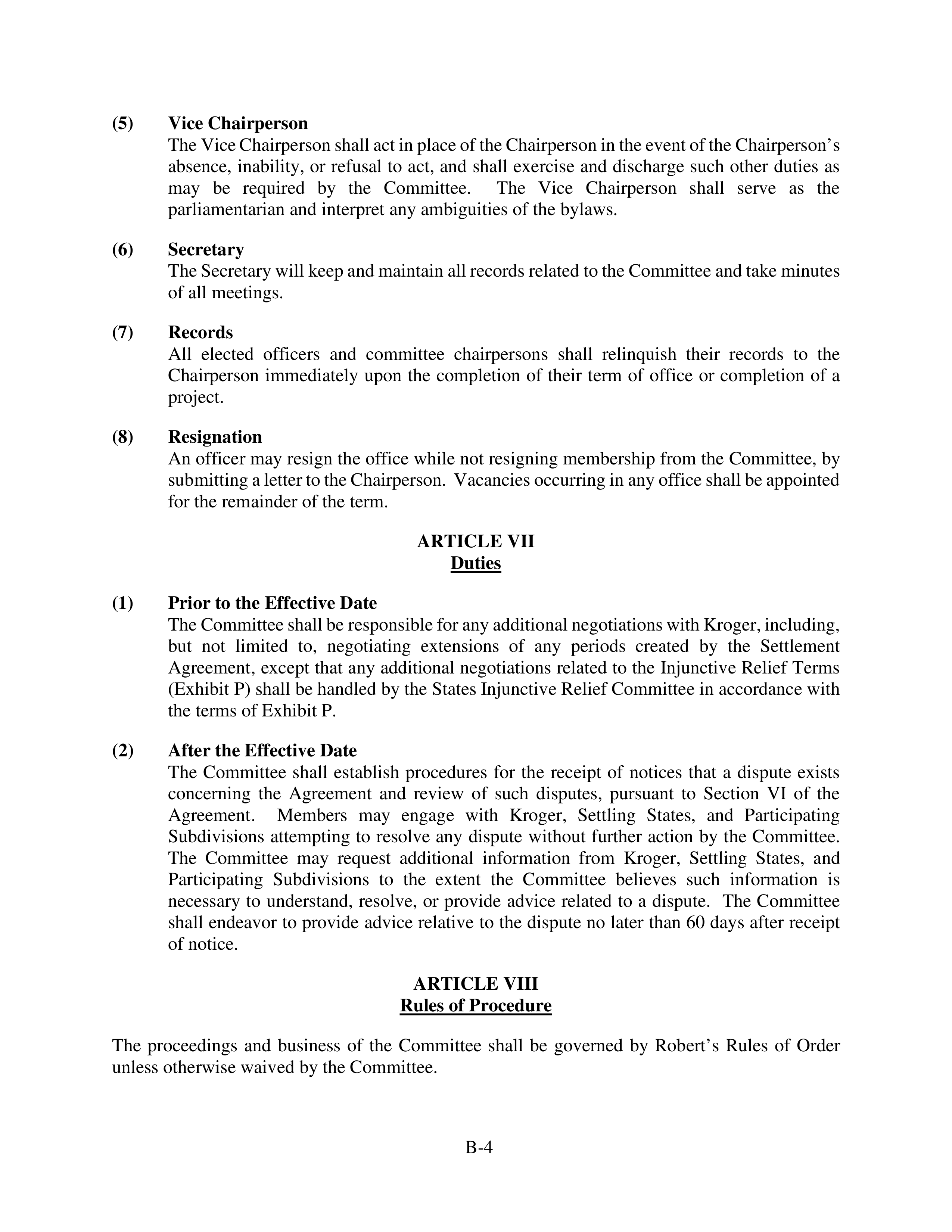 Kroger Multistate Settlement Agreement — page 64