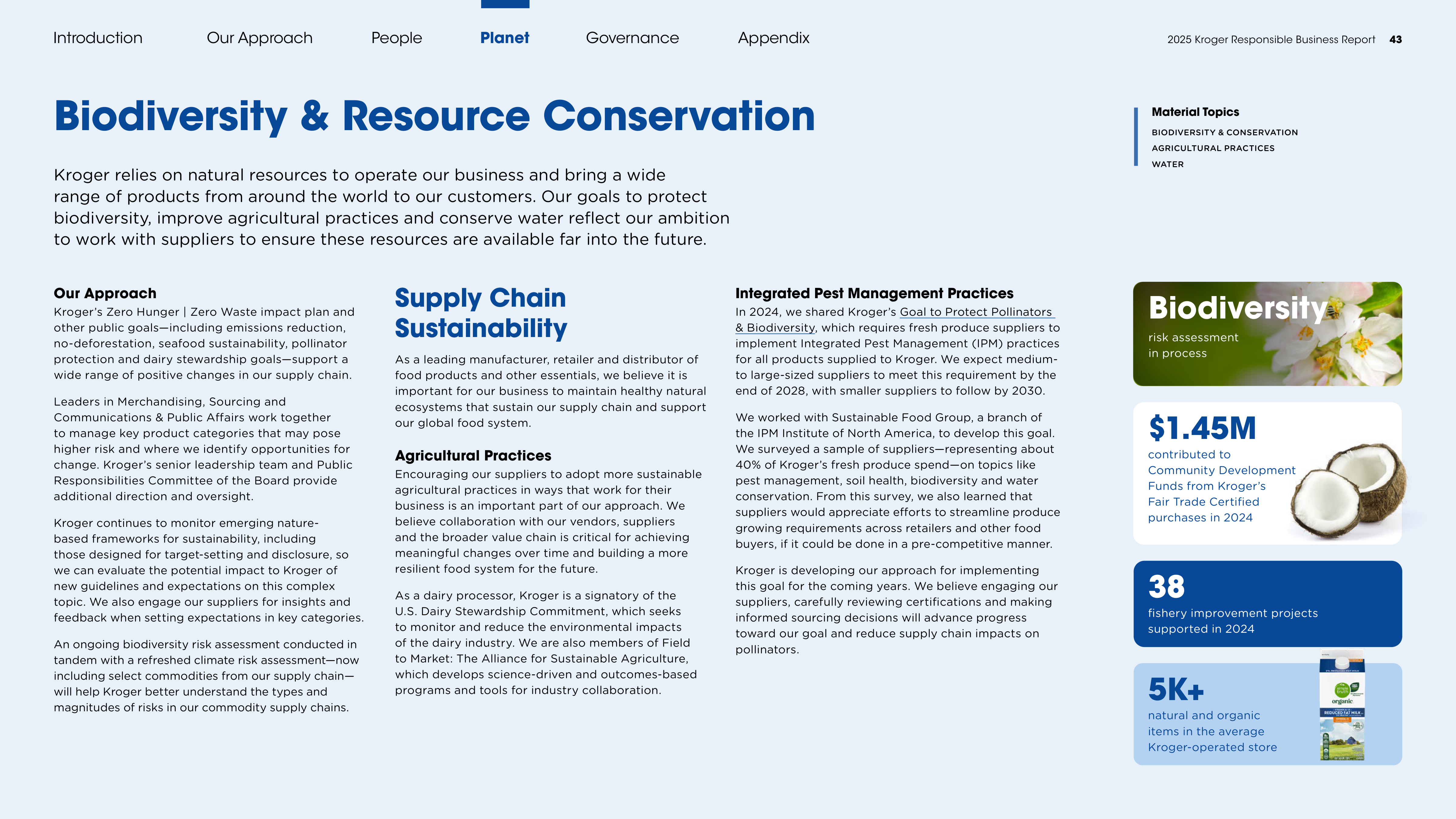 Kroger Responsible Business Report — page 43