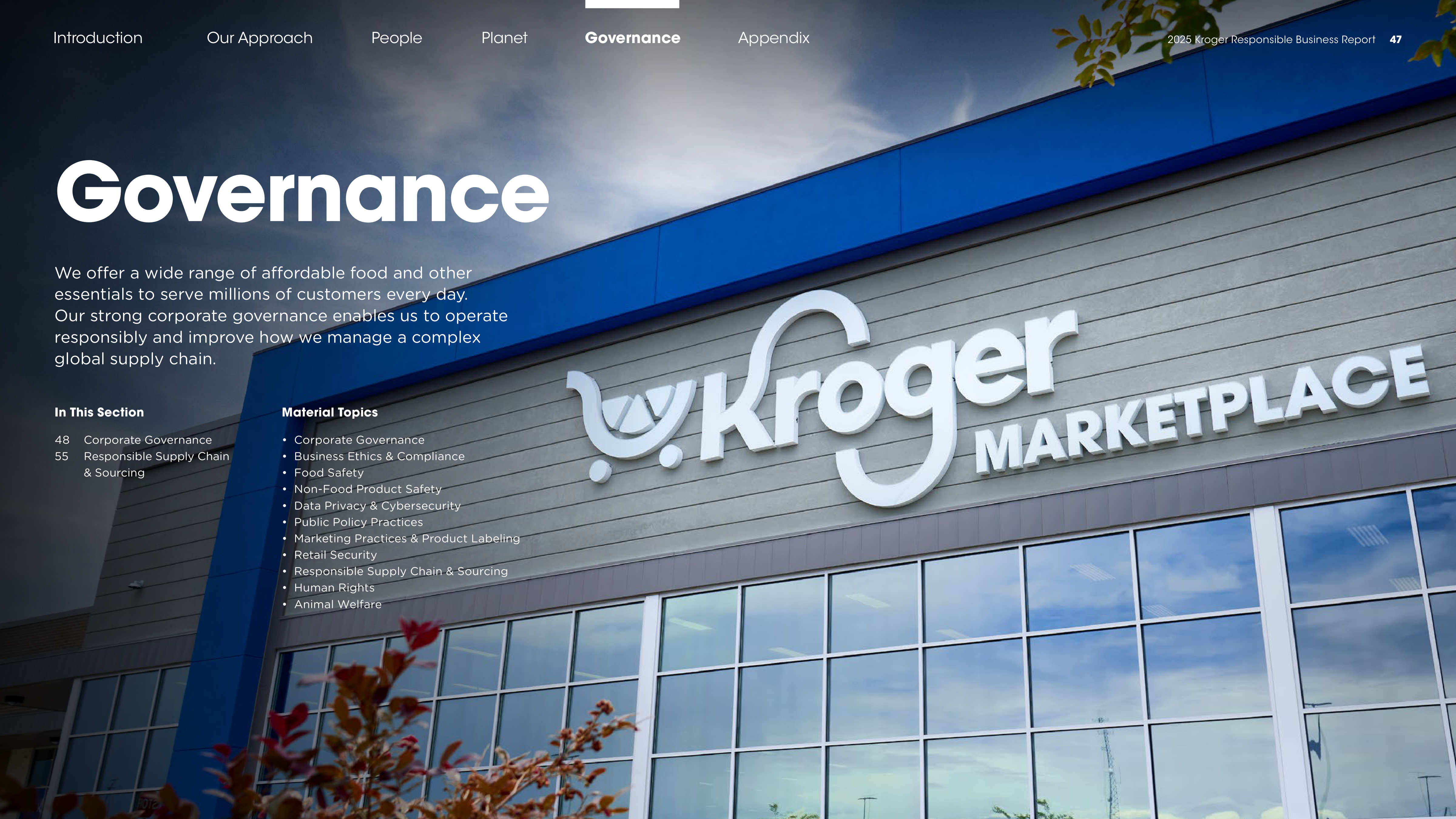 Kroger Responsible Business Report — page 47
