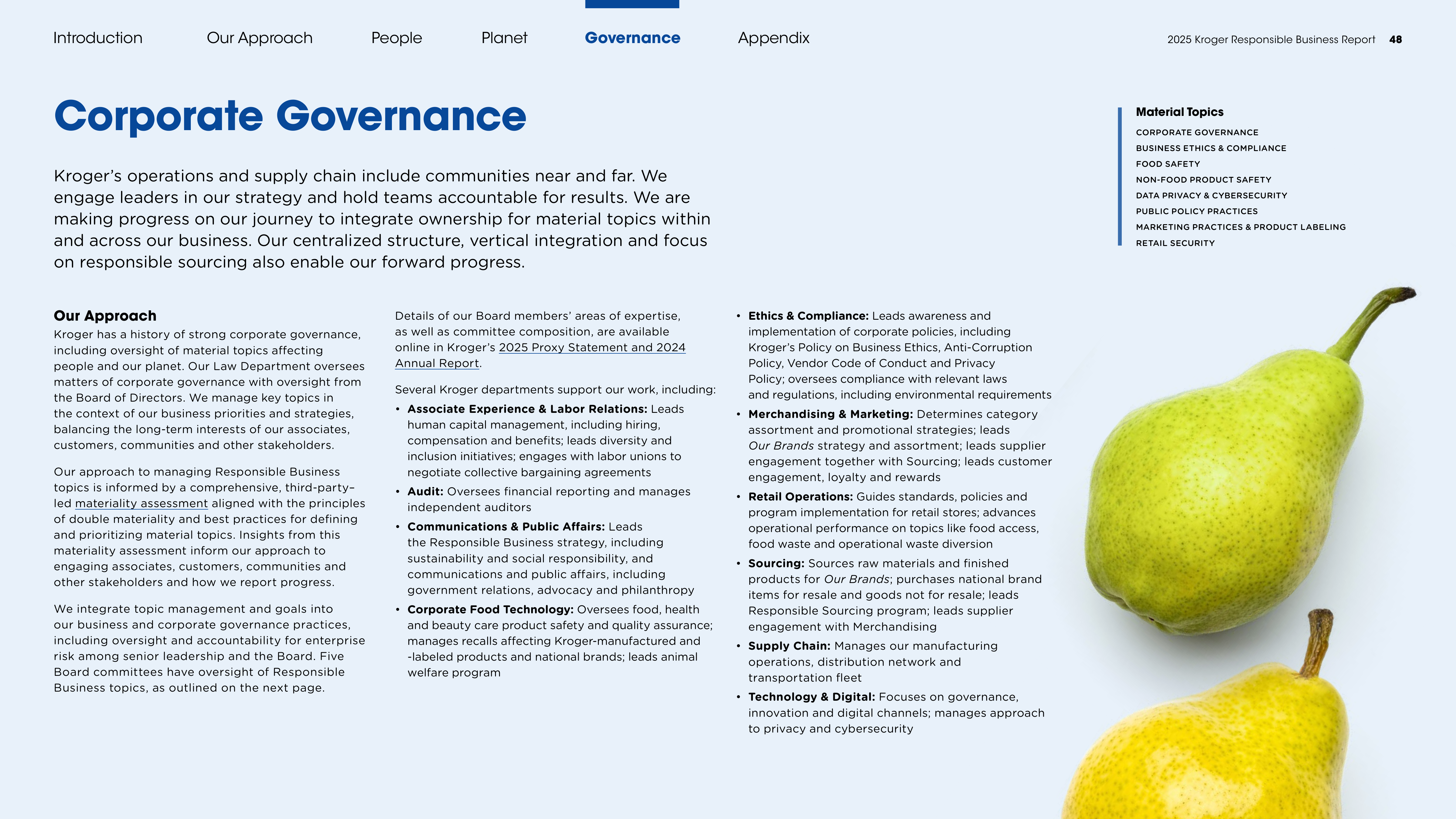 Kroger Responsible Business Report — page 48