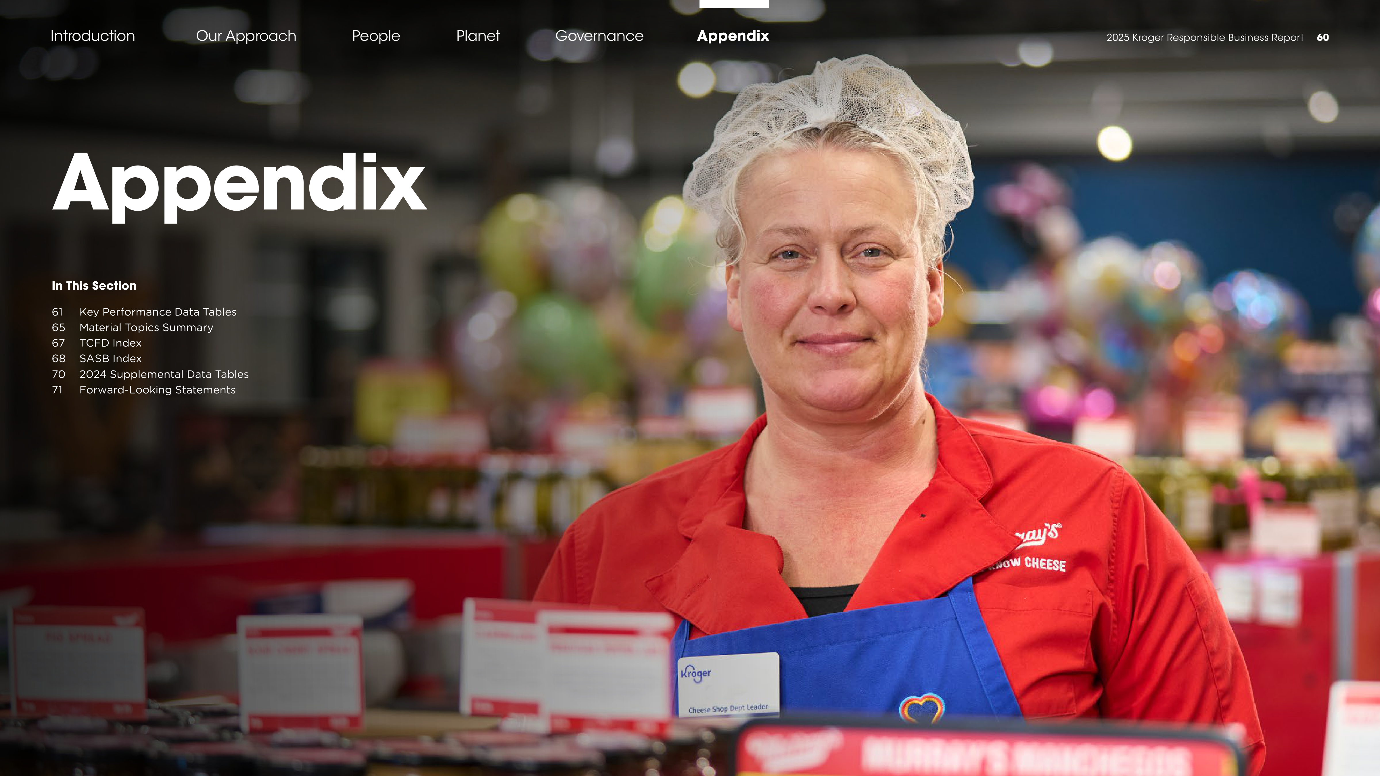Kroger Responsible Business Report — page 60