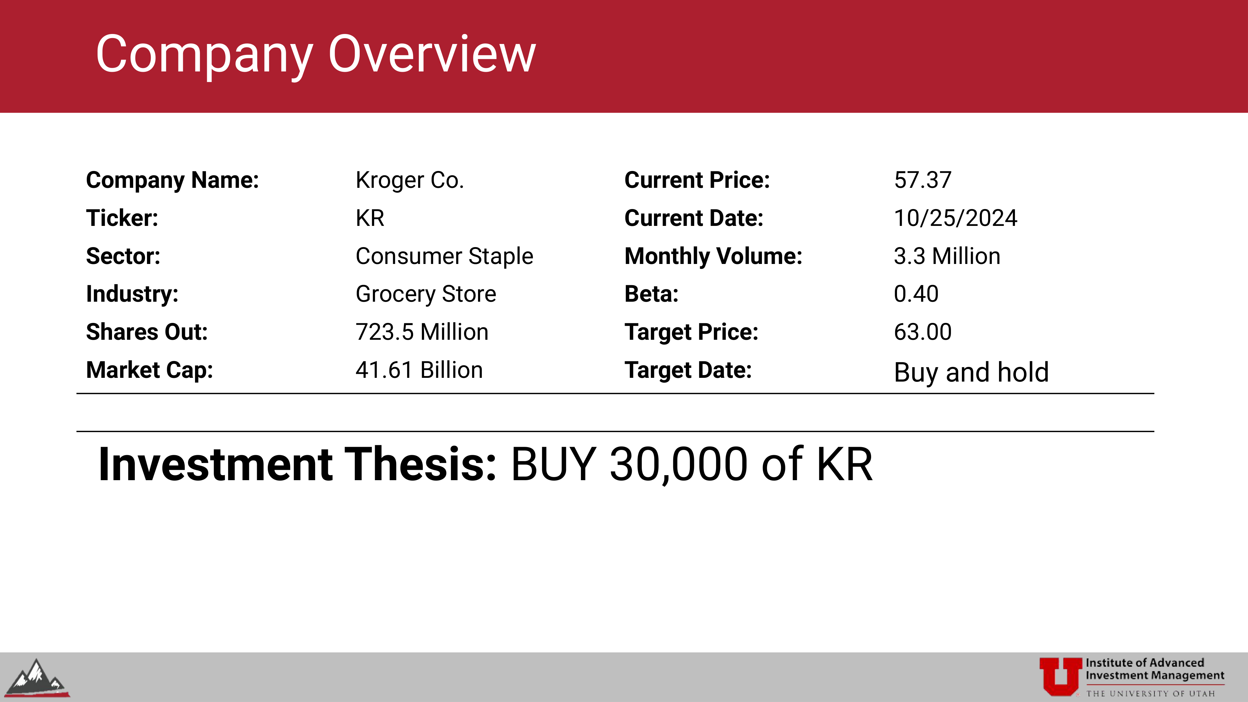Kroger Swot Analysis  — page 3