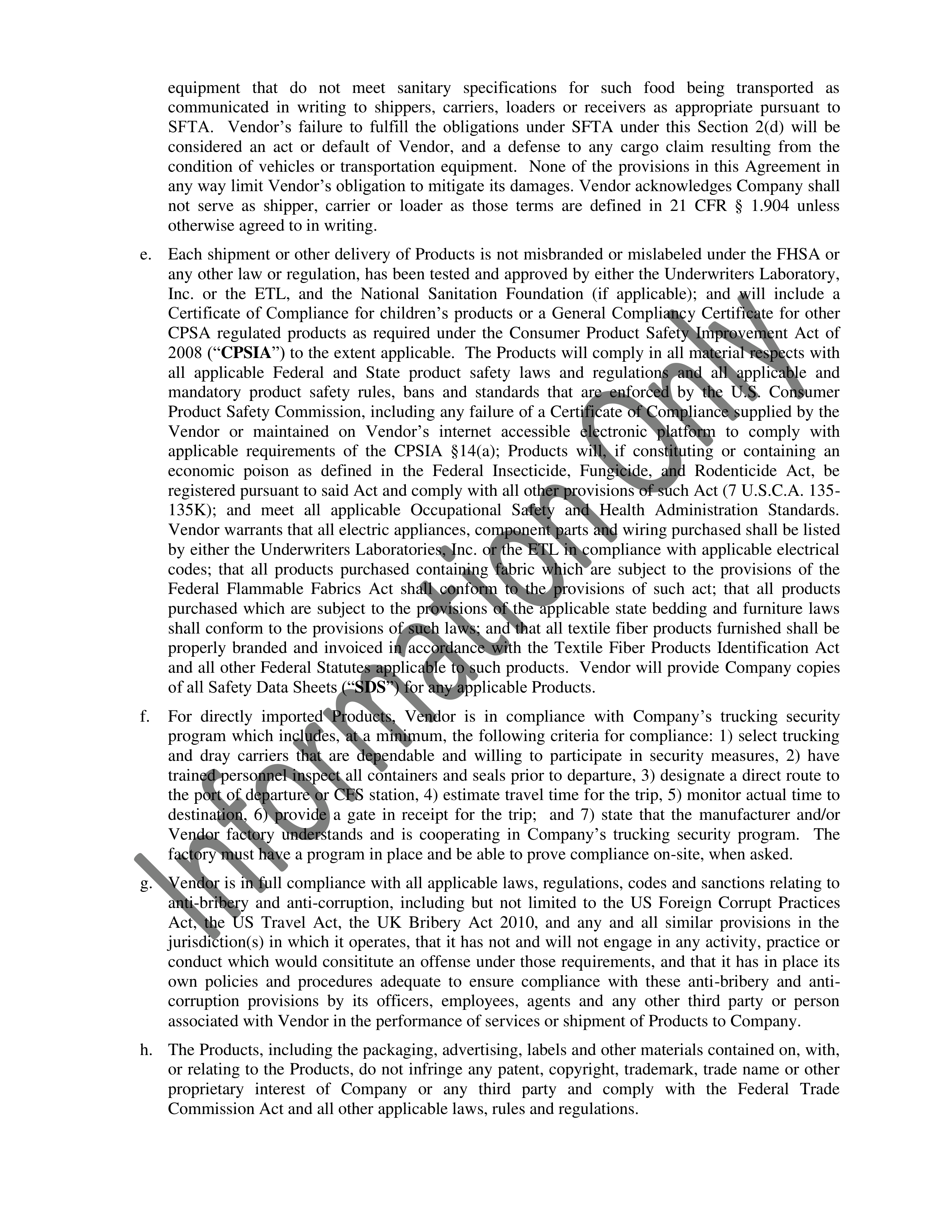 Kroger Vendor Agreement — page 2
