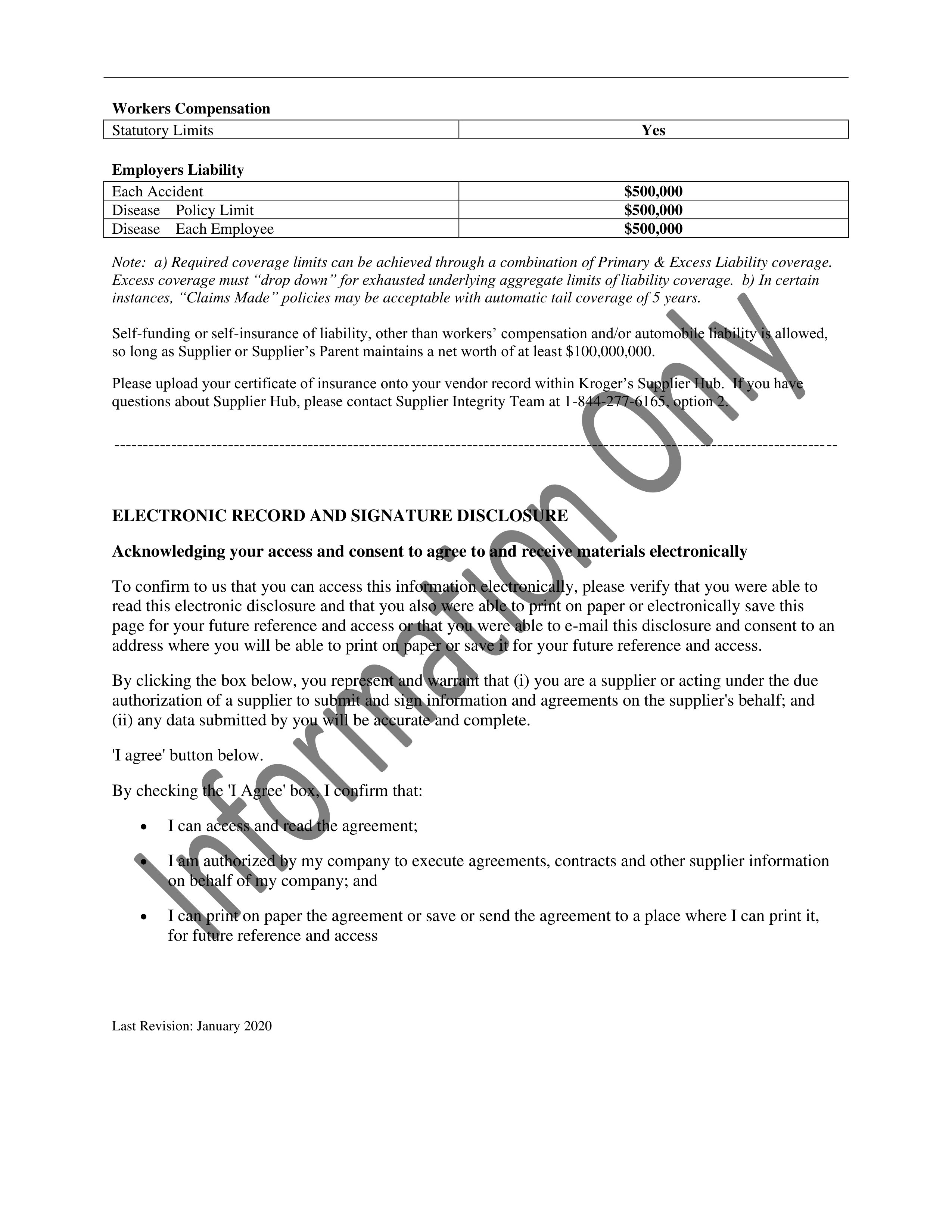 Kroger Vendor Agreement — page 7
