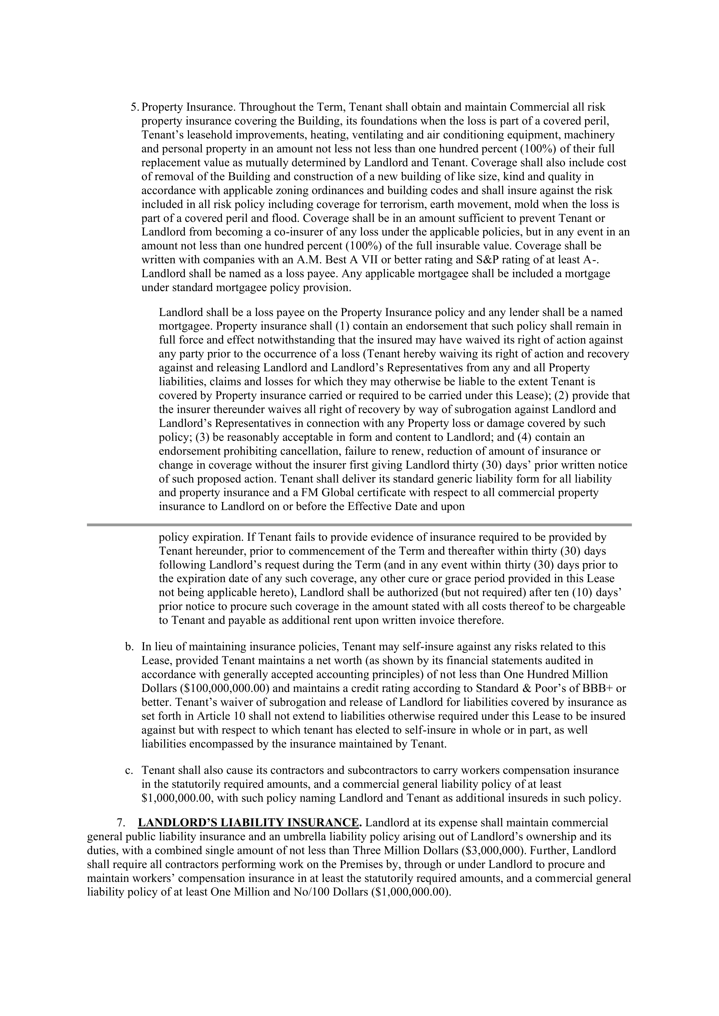 LEASE AGREEMENT WITH CATERPILLAR — page 3